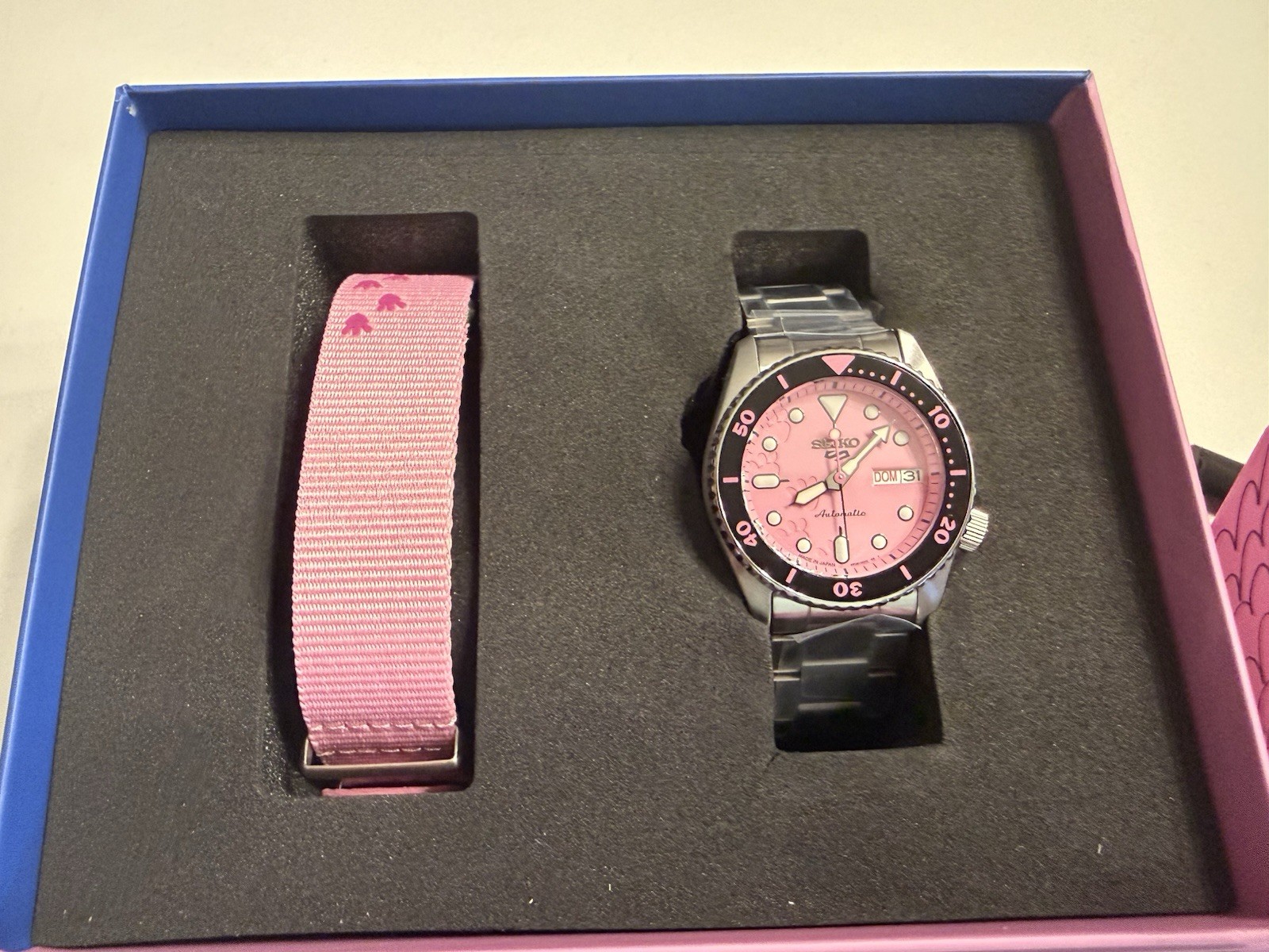 New Seiko 5 Sports x Pink Panther Limited Edition SRPM07 Automatic 38mm