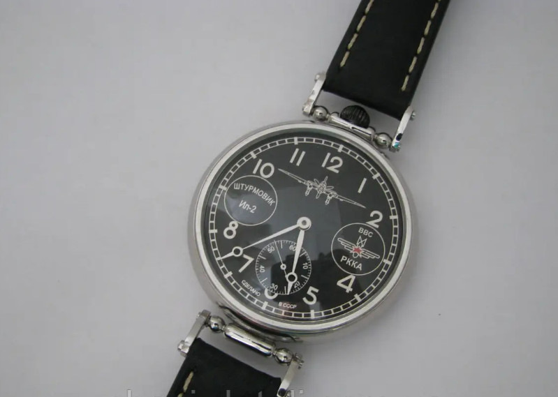 Vintage Watch Mechanical Wrist Molniya Pilot Men’s USSR Molnja Aviation Russian.