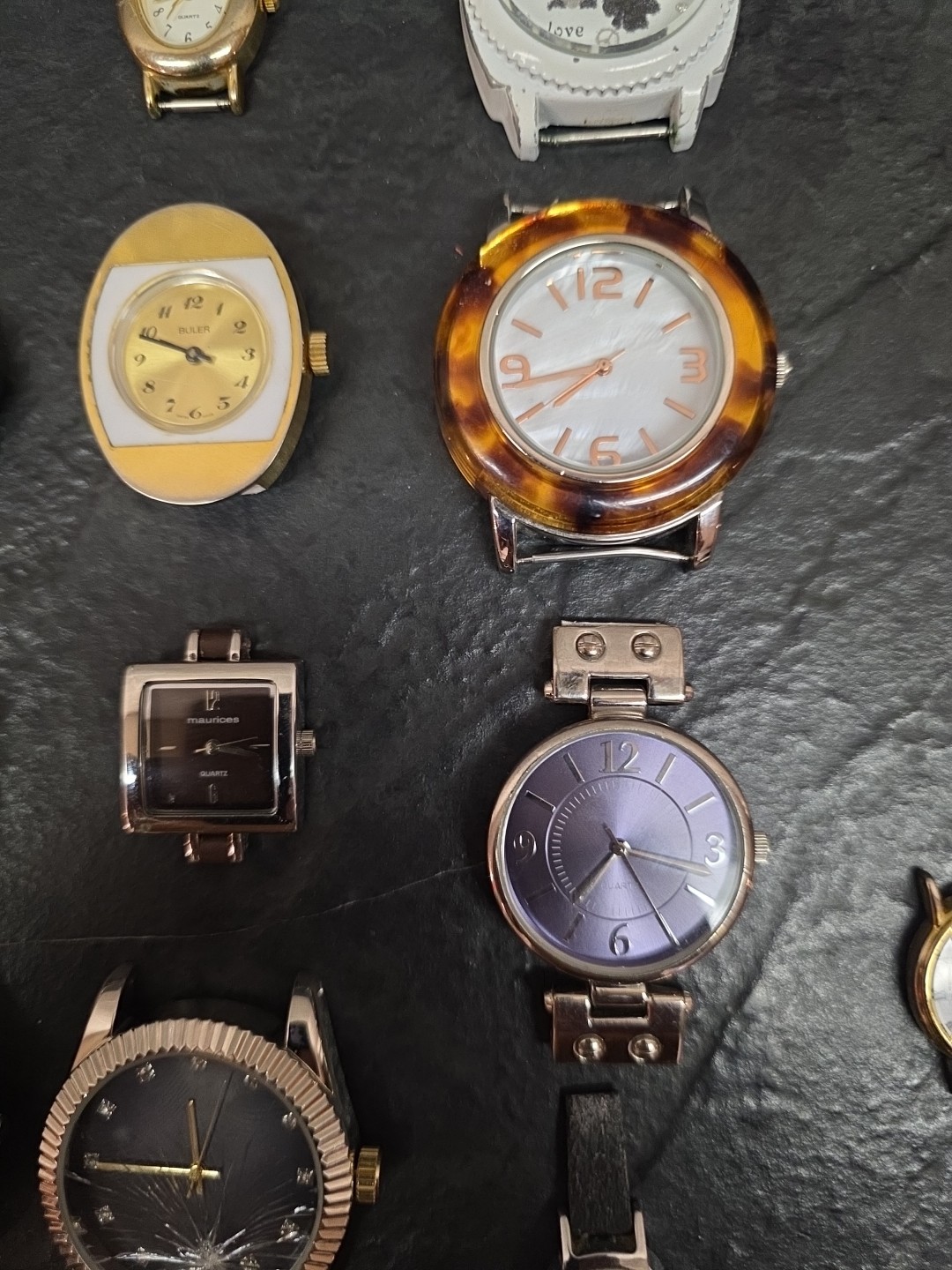 Lot Of 27 Wristwatches No Bands Untested See Pics Anne Klein Timex Seiko