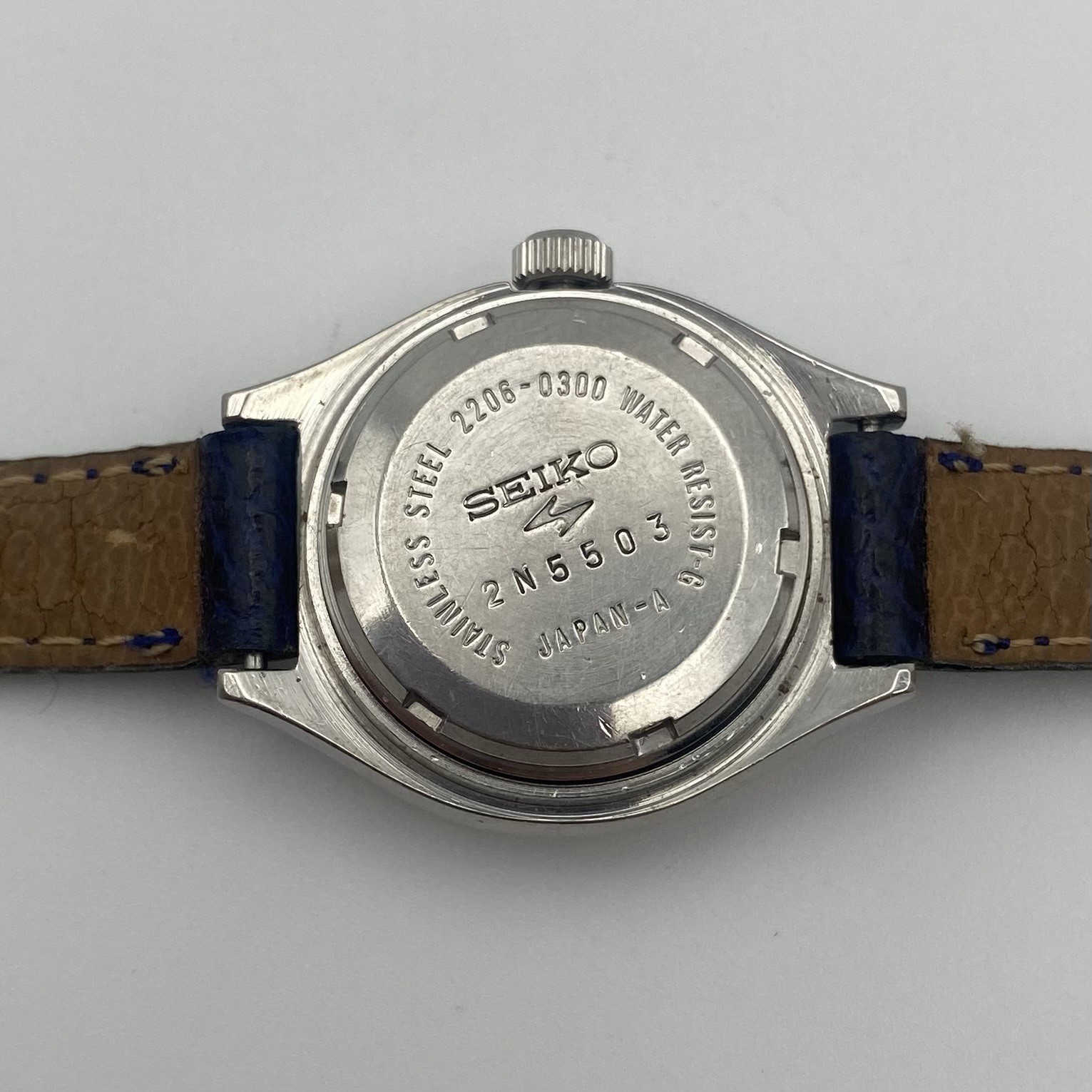 SEIKO 2206-0300 Wristwatch Women Automatic DayDate Cut glass