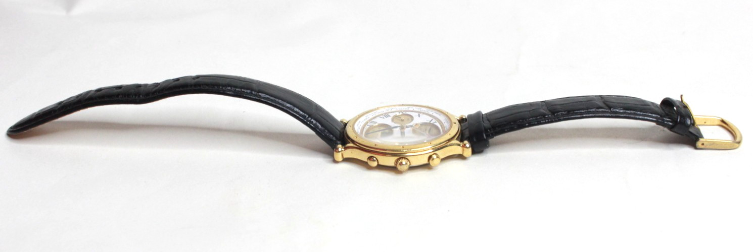 Vintage Seiko 5T52-7A19 Age Of Discovery Alarm Chronograph Watch