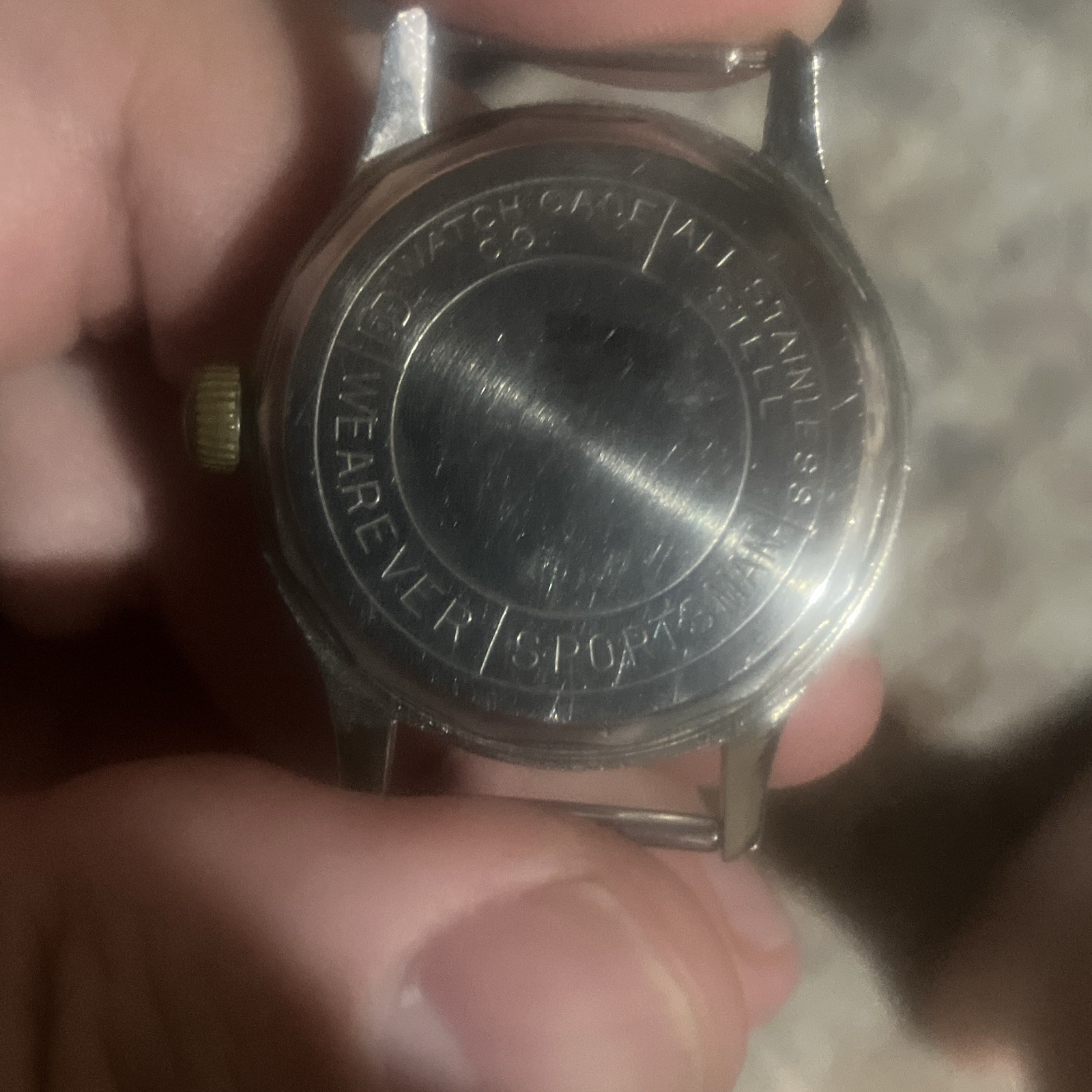 Onsa Sportsman Vintage 1940s Mechanical Manual Copper Dial All Stainless Steel