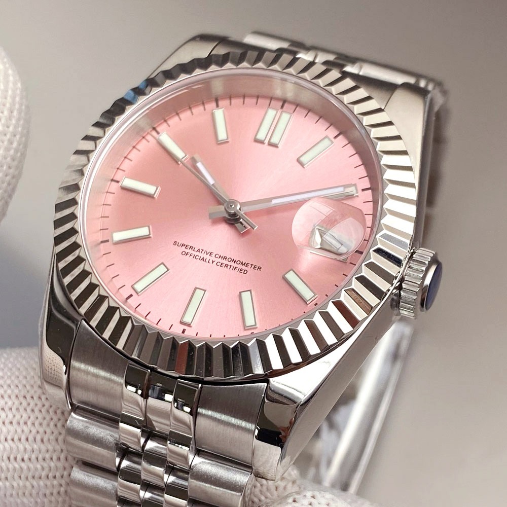 36mm/39mm Tandorio Lumen Fluted Bezel Sapphire Glass 20ATM NH35A Men Auto Watch