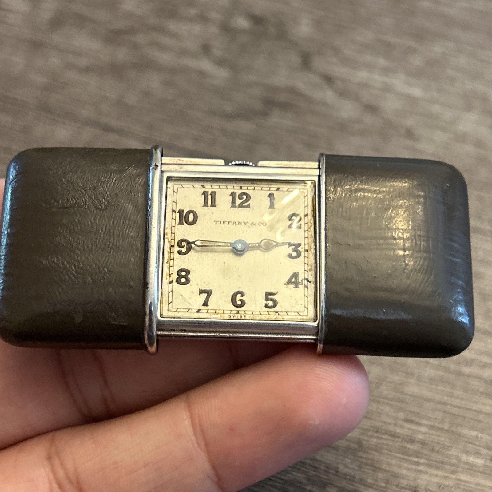 Vintage Tiffany & Co Sterling 935 Movado Factories Women’s Purse Watch