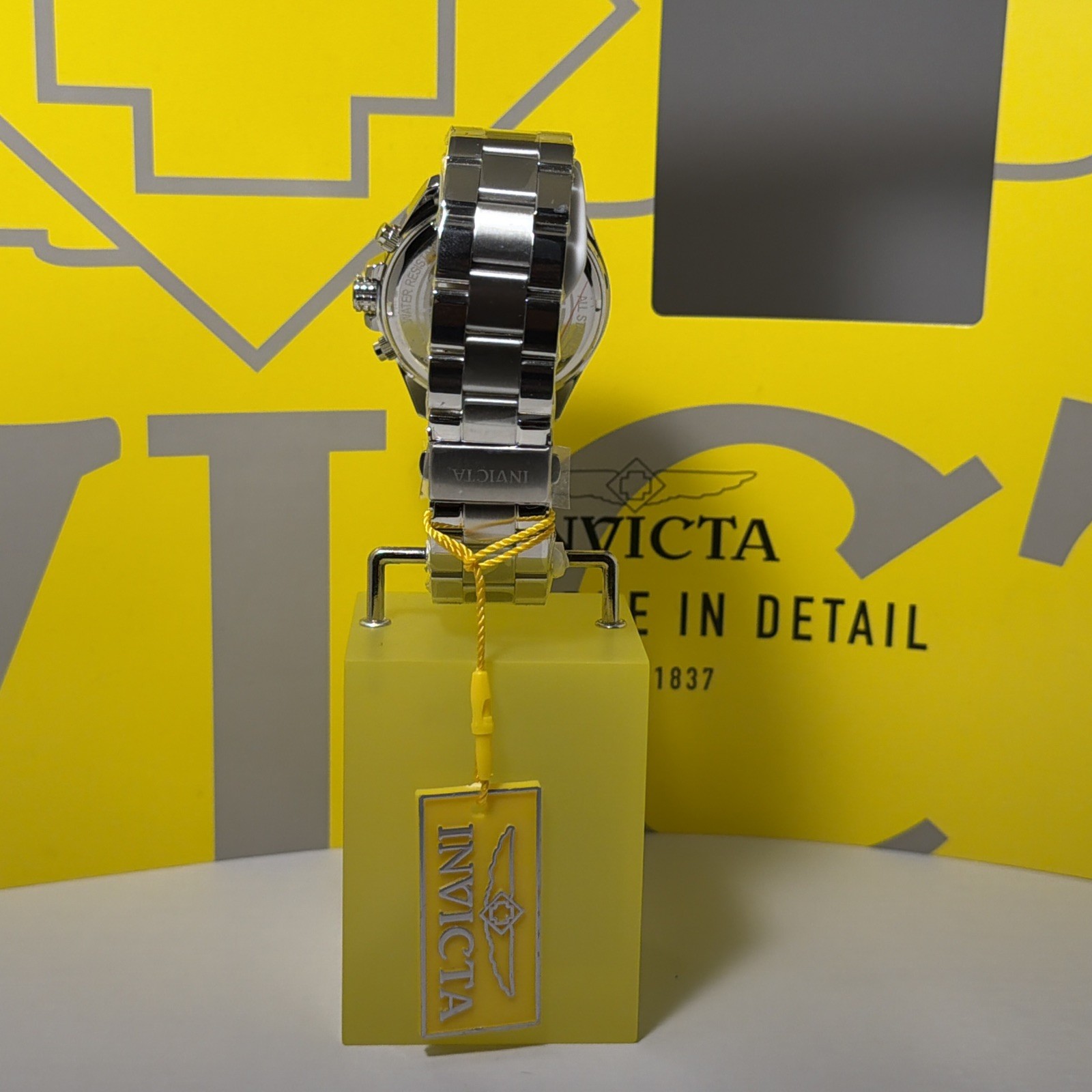 Invicta Speedway Men’s 44mm Chrono Watch StainlessSteel, W/Hard Case & Soft Case