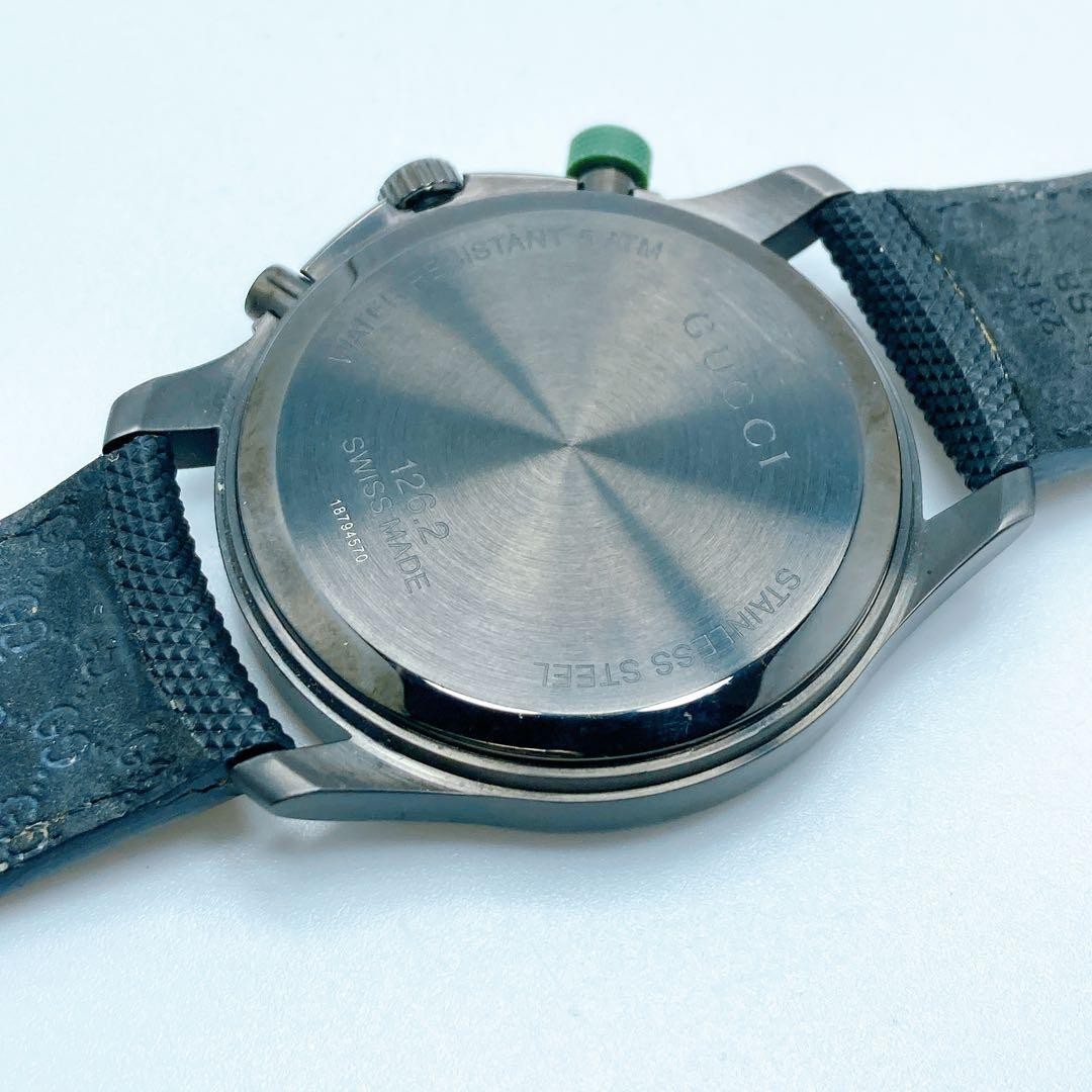 804 Gucci G Timeless Chronograph 126.2 Round Wristwatch