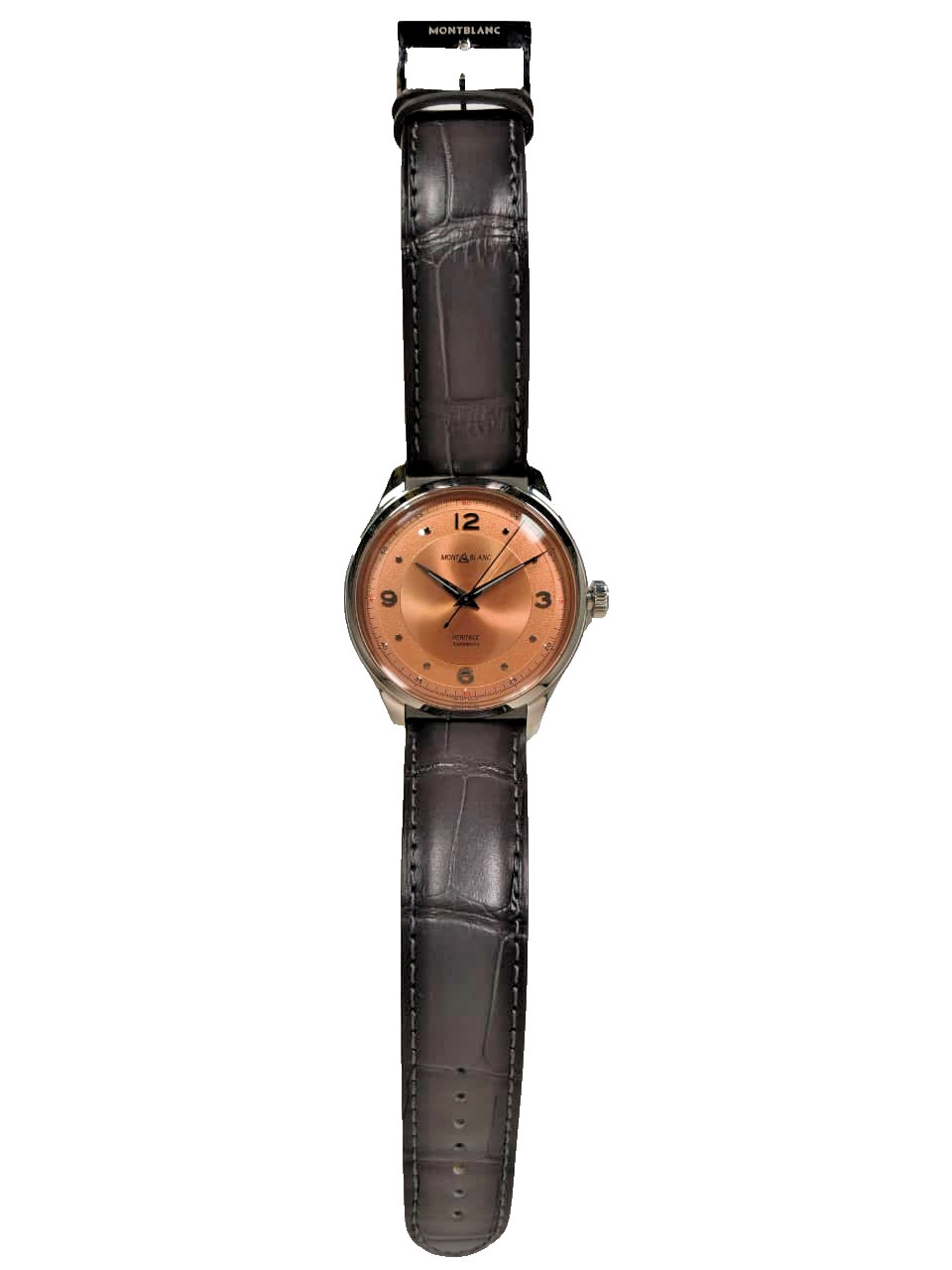 Mont Blanc Heritage Automatic 40mm 119944 Pink Dial Full Set New 2023