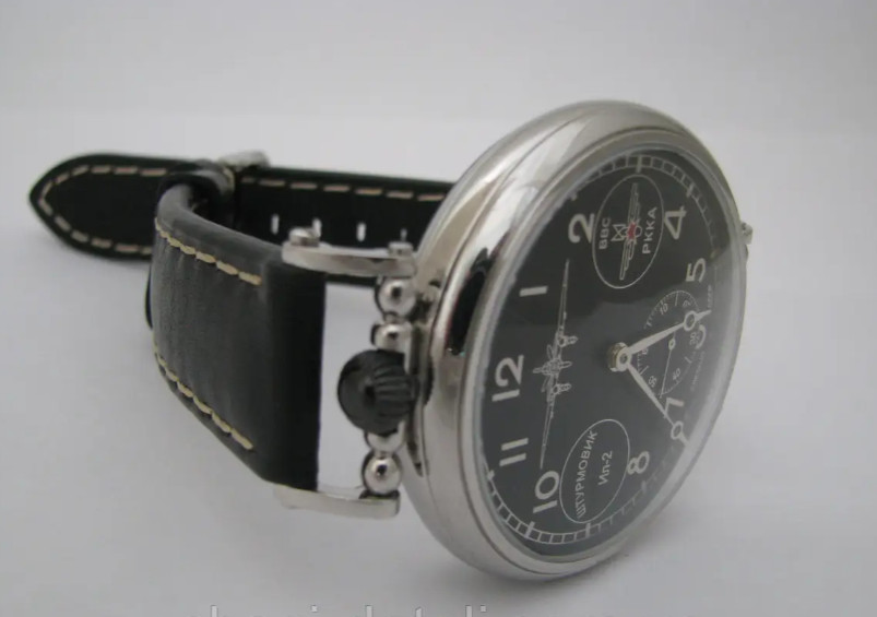 Vintage Watch Mechanical Wrist Molniya Pilot Men’s USSR Molnja Aviation Russian.