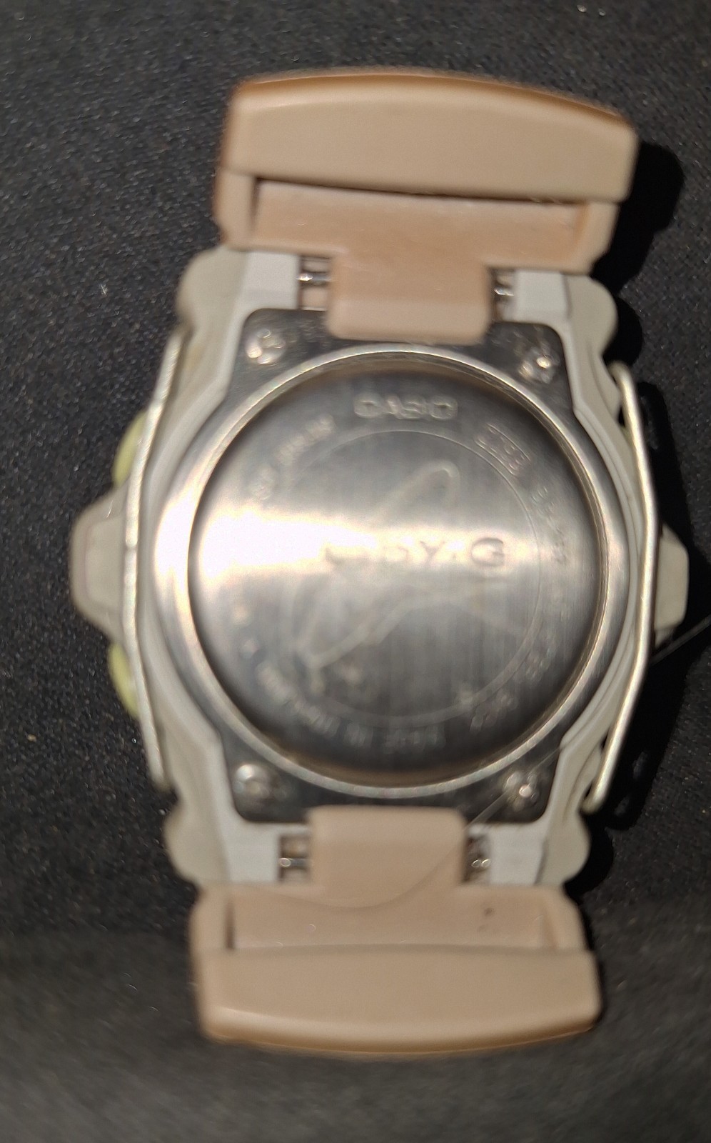 Casio Baby-G BG-162 Watch Women 42mm Gray Orange Alarm Chrono Digital