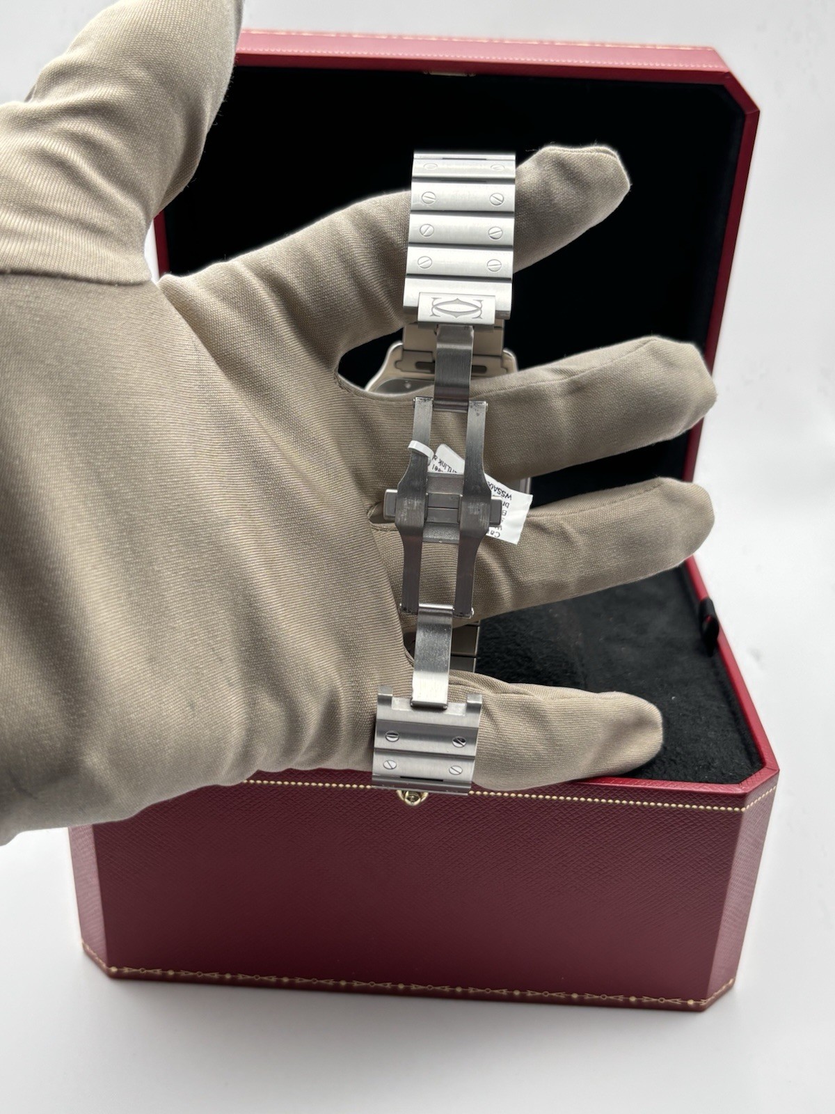 2025 Cartier Santos Blue Dial Large Size WSSA0071 Elegant