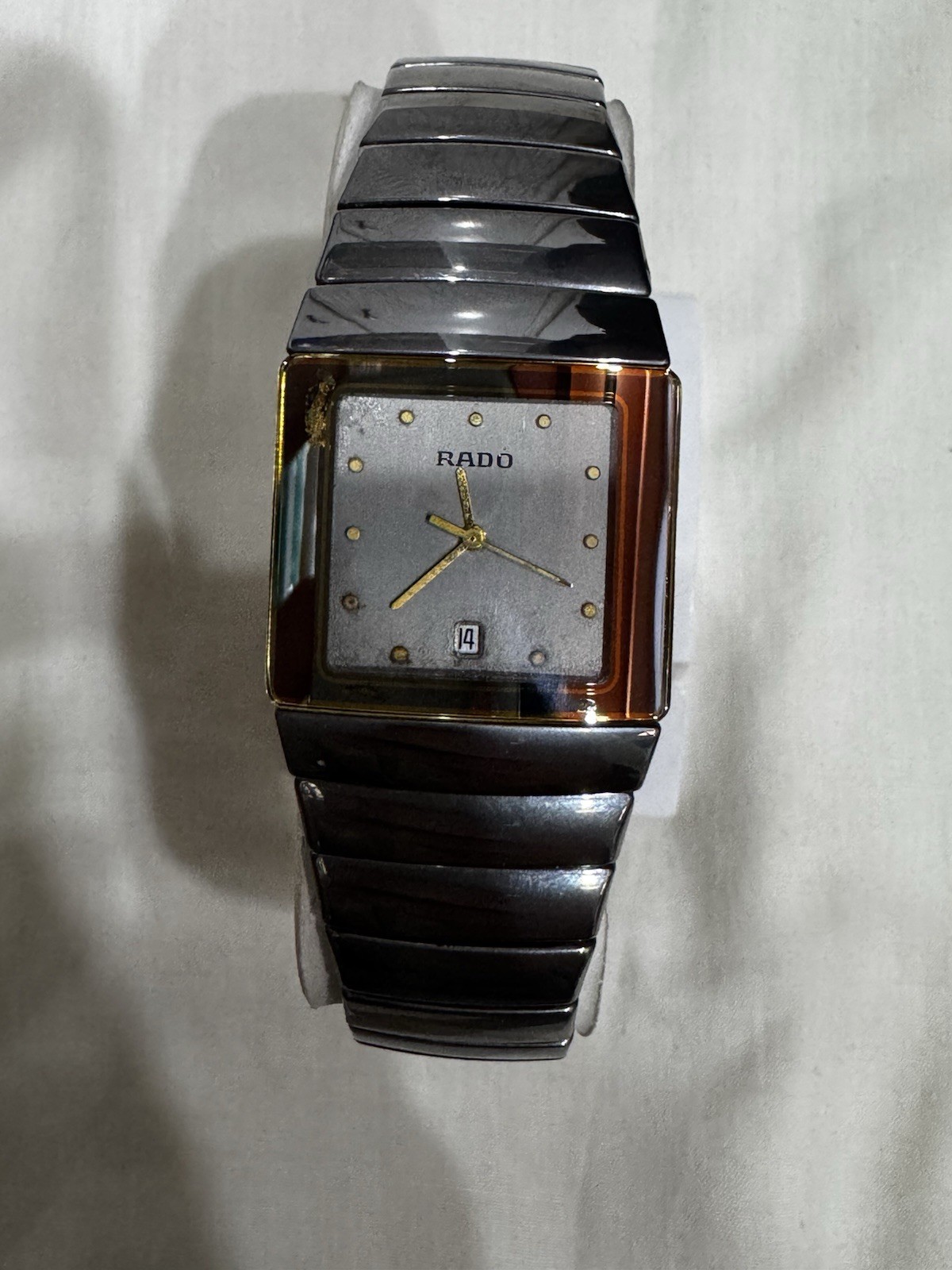 Rado Diastar High Tech Ceramic Watch Quartz Mens 30 mm Swiss Made 152.0332.3