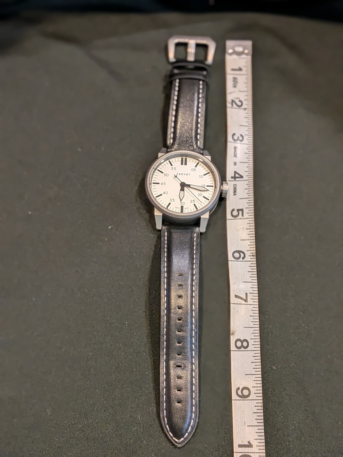 TSOVET men’s Aviator/Field watch 44mm