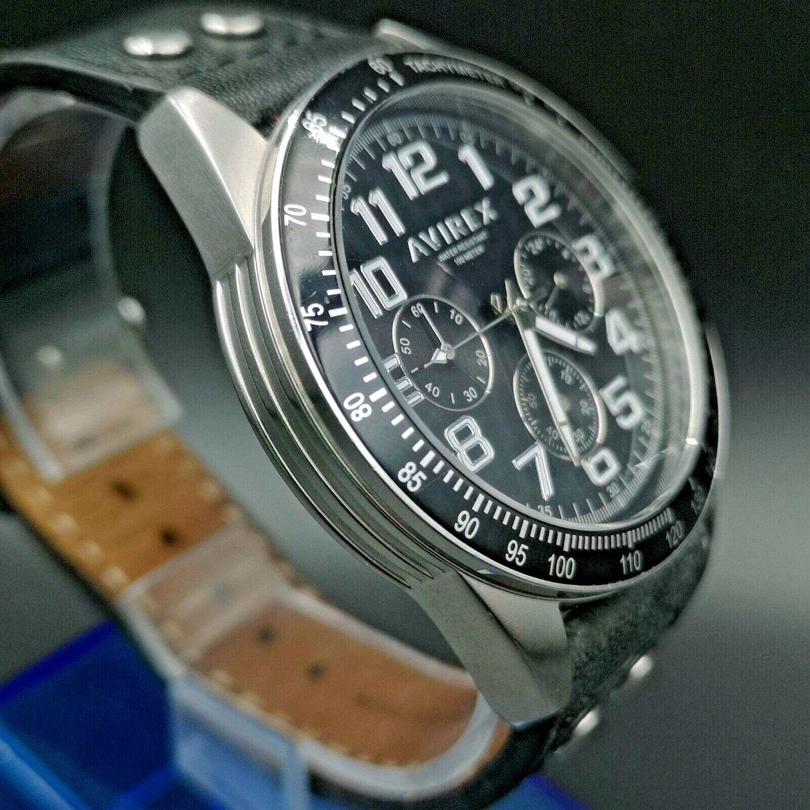 Nice AVIREX Chronograph Mens Watch. AX007M