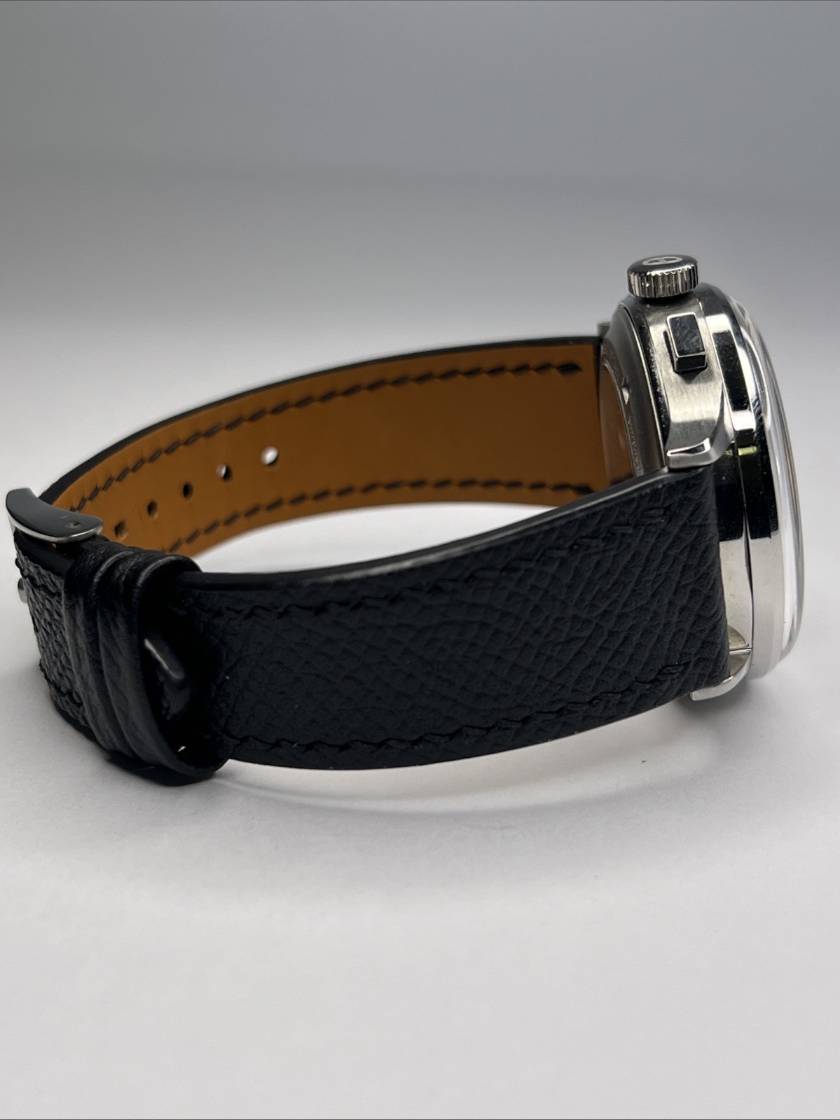 Studio Underdog Salmon Smoked LE Chronograph 38.5mm Steel Watch w/ Box & Papers