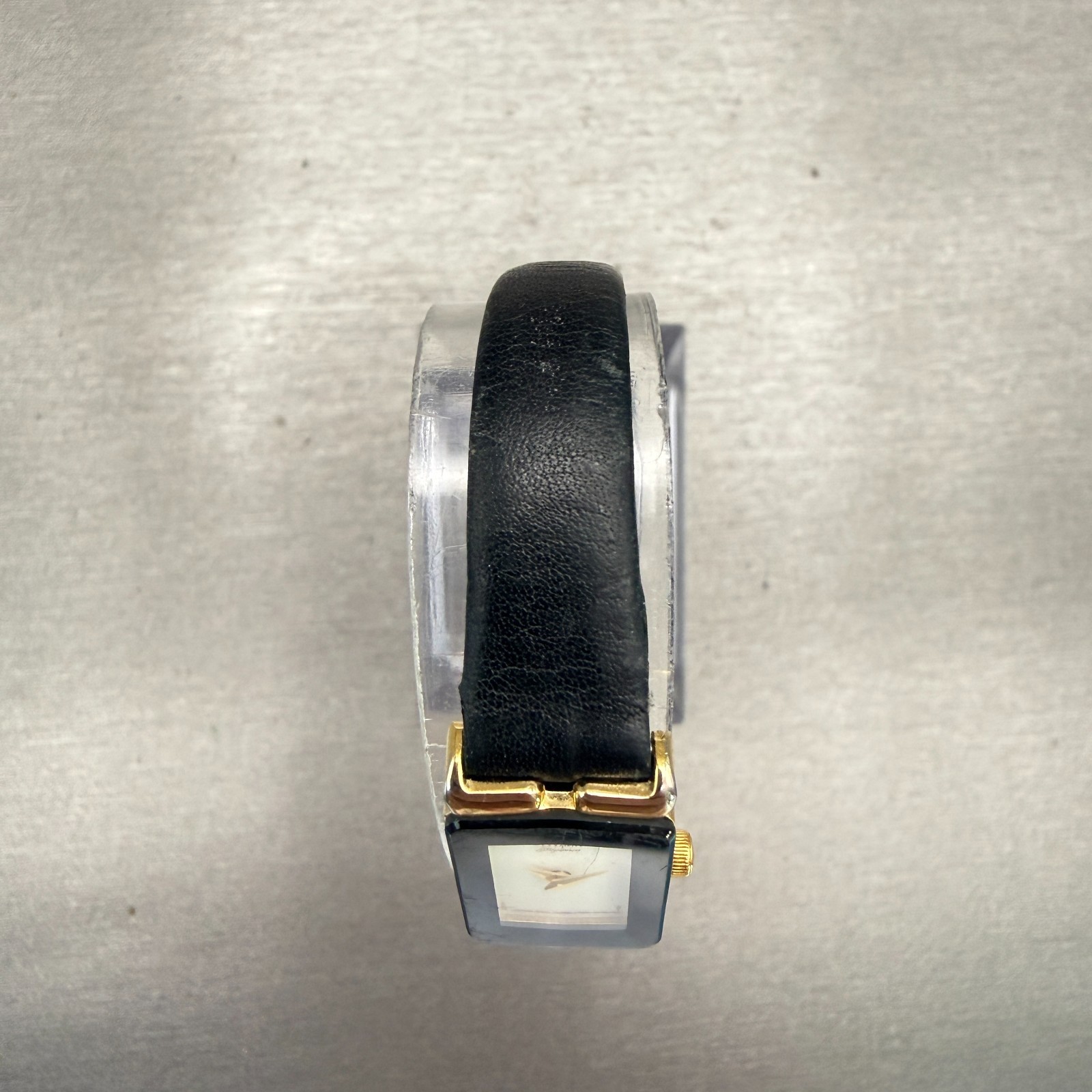 Citizen Elegance Tank Watch Women 13mm MOP Dial Gold Tone 2200-S14994 New Batt