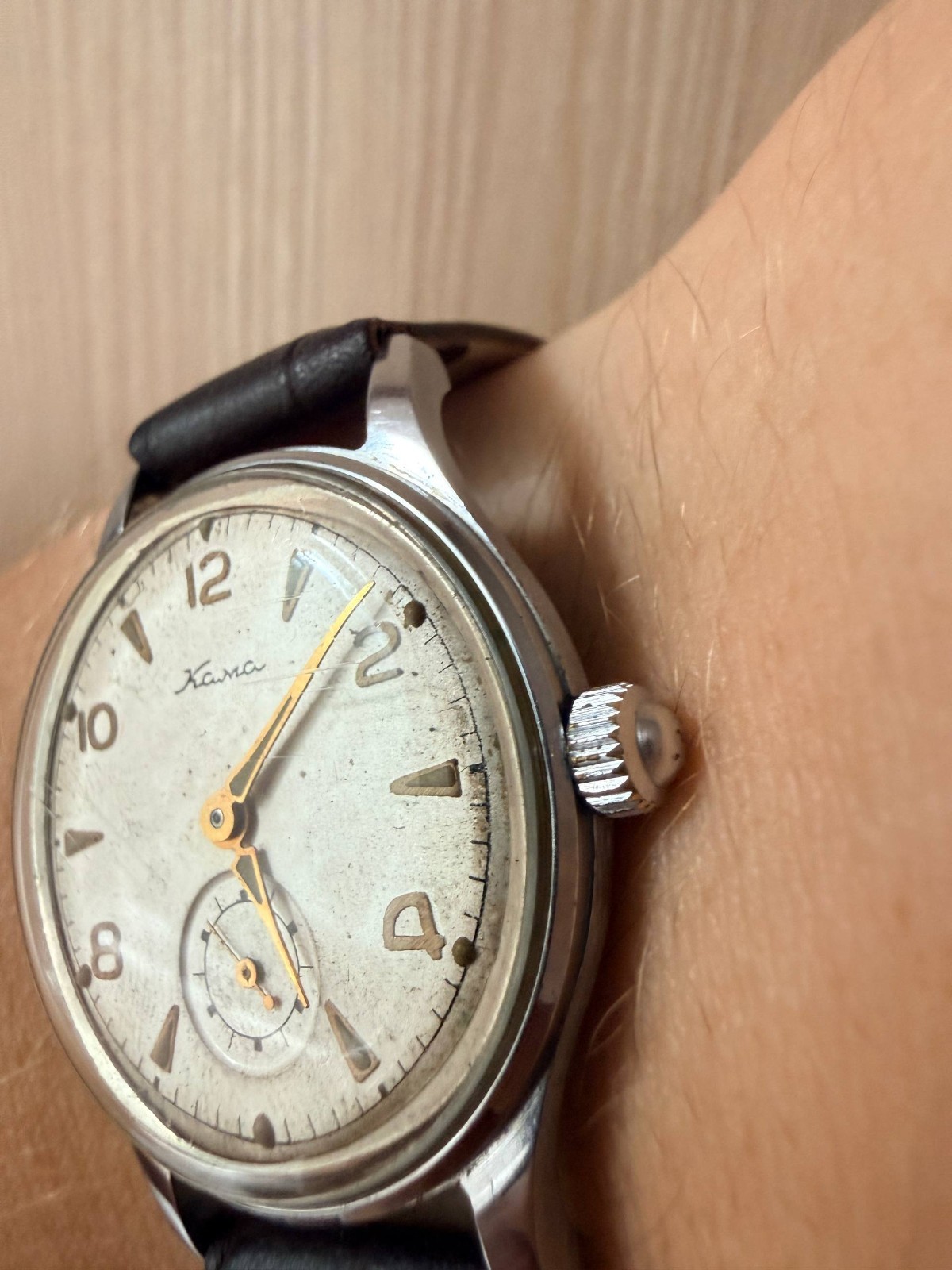RARE/SERVICED VINTAGE Kama 17 Jewels Soviet Vintage USSR Mechanical watch 1950s