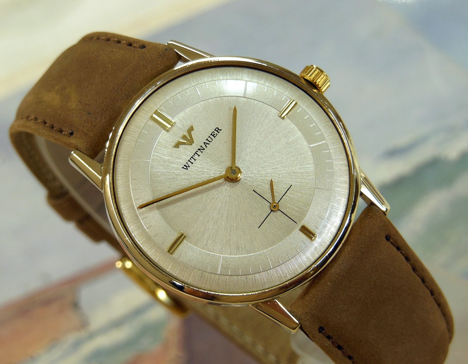 1960’s Vintage WITTNAUER, Stunning SILVER Dial, Serviced, WARRANTY