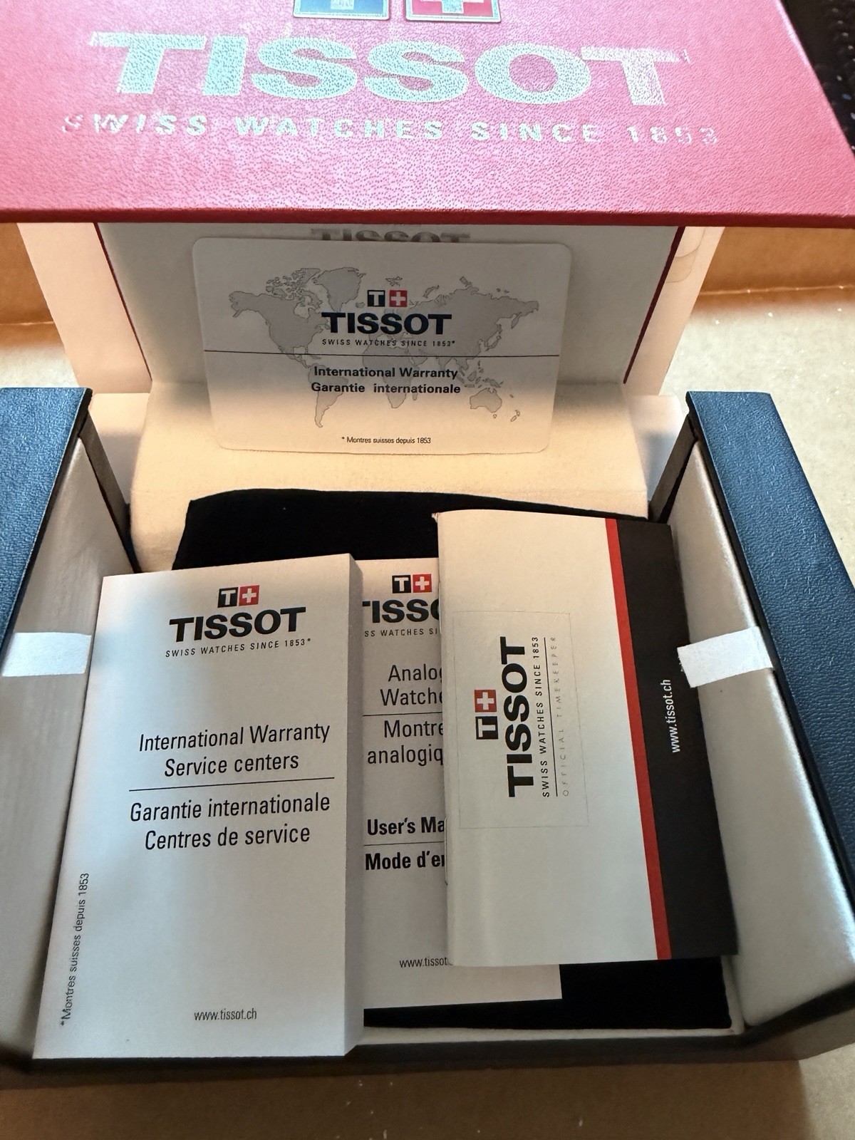 Tissot T-Race Swiss Made Quartz Chronograph 45mm Black Dial Orange Strap 100m