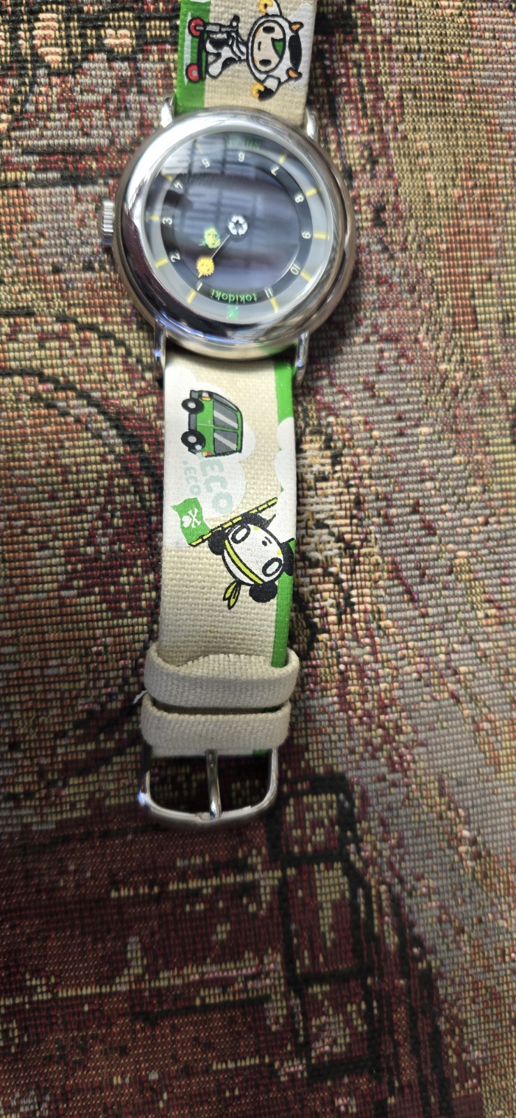 TOKIDOKI 2008 eco solar analog watch w/ box and papers