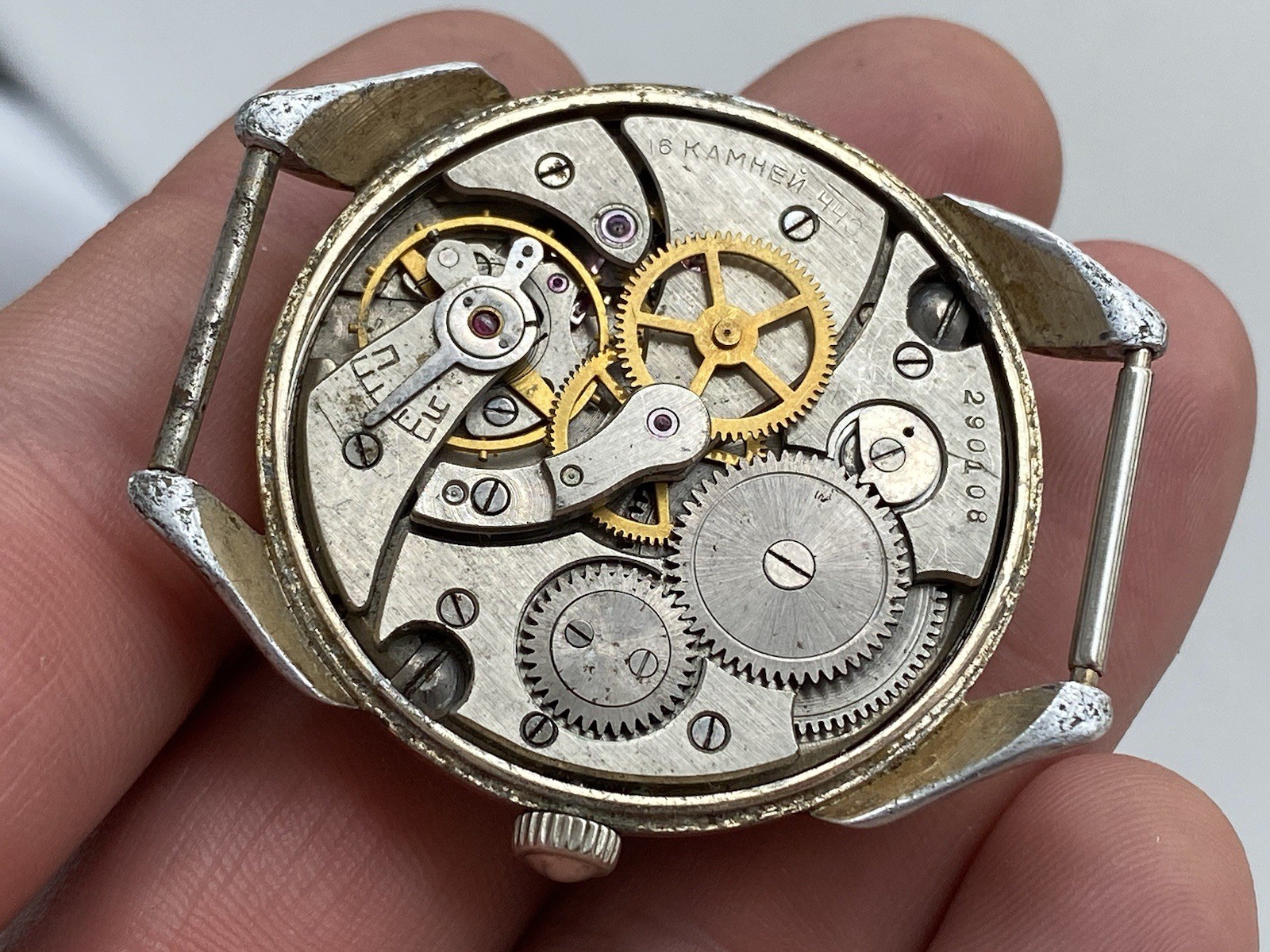 Vintage Watch Ural 16 Jewels Mechanical USSR ChChZ