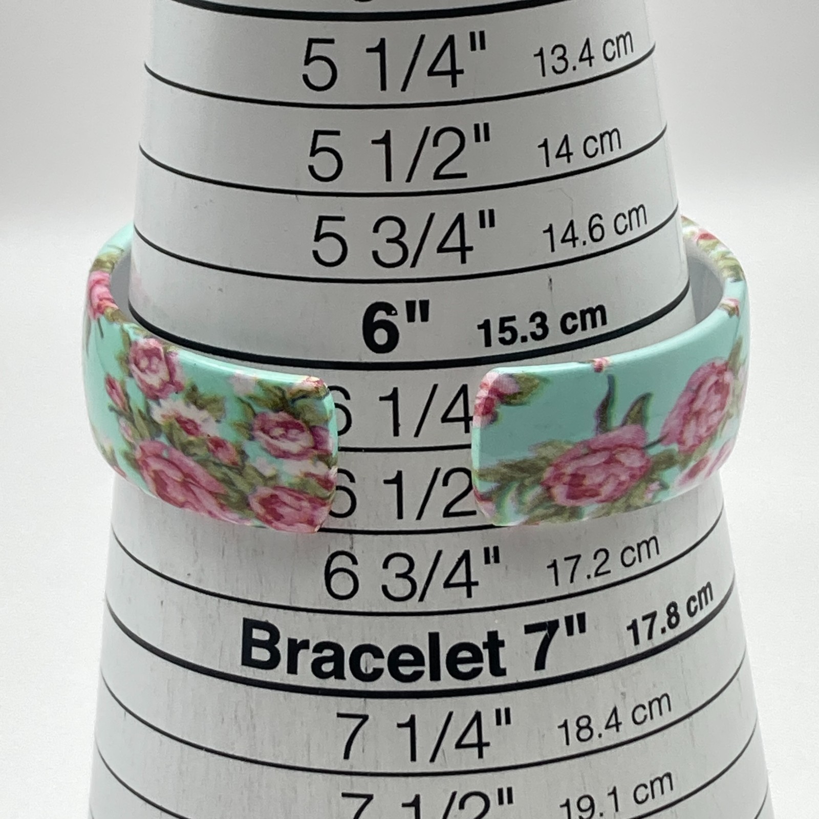 Accutime Womens Watch Gold Tone Cuff English Rose Crystals Floral New Battery