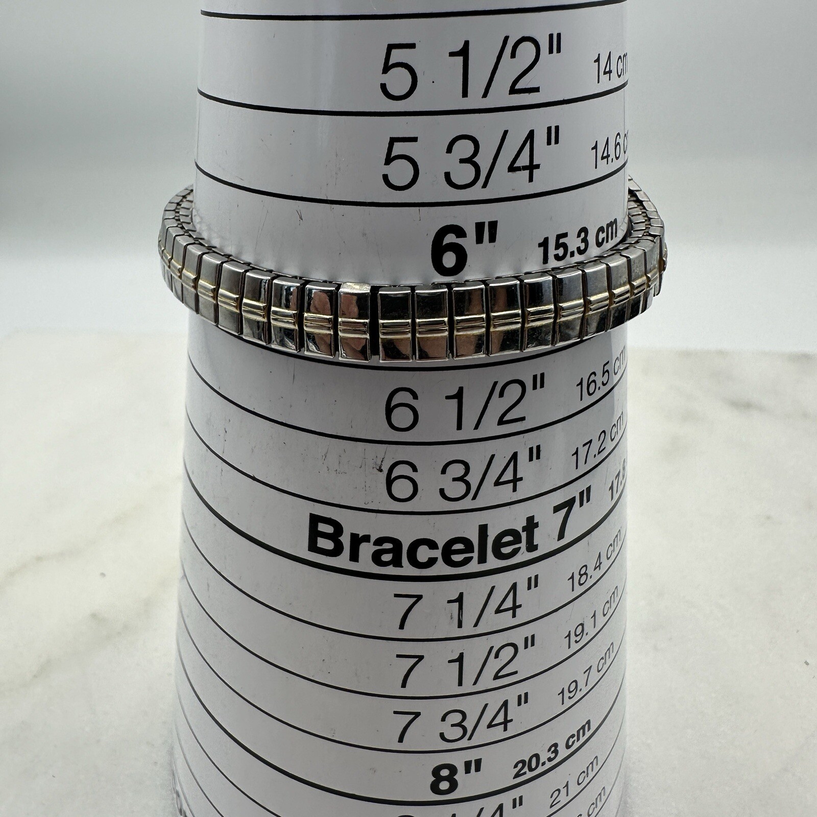 Precision by GRUEN GP418L Diamond Quartz Women’s Watch Sz. 6.2″ New Battery