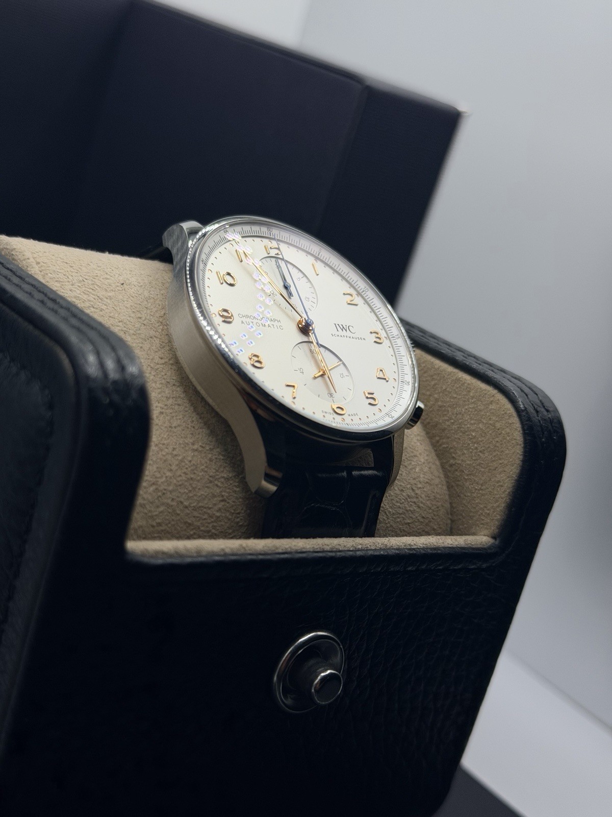 2022 IWC Portugieser Chronograph Automatic White Dial 41mm Box+ Papers