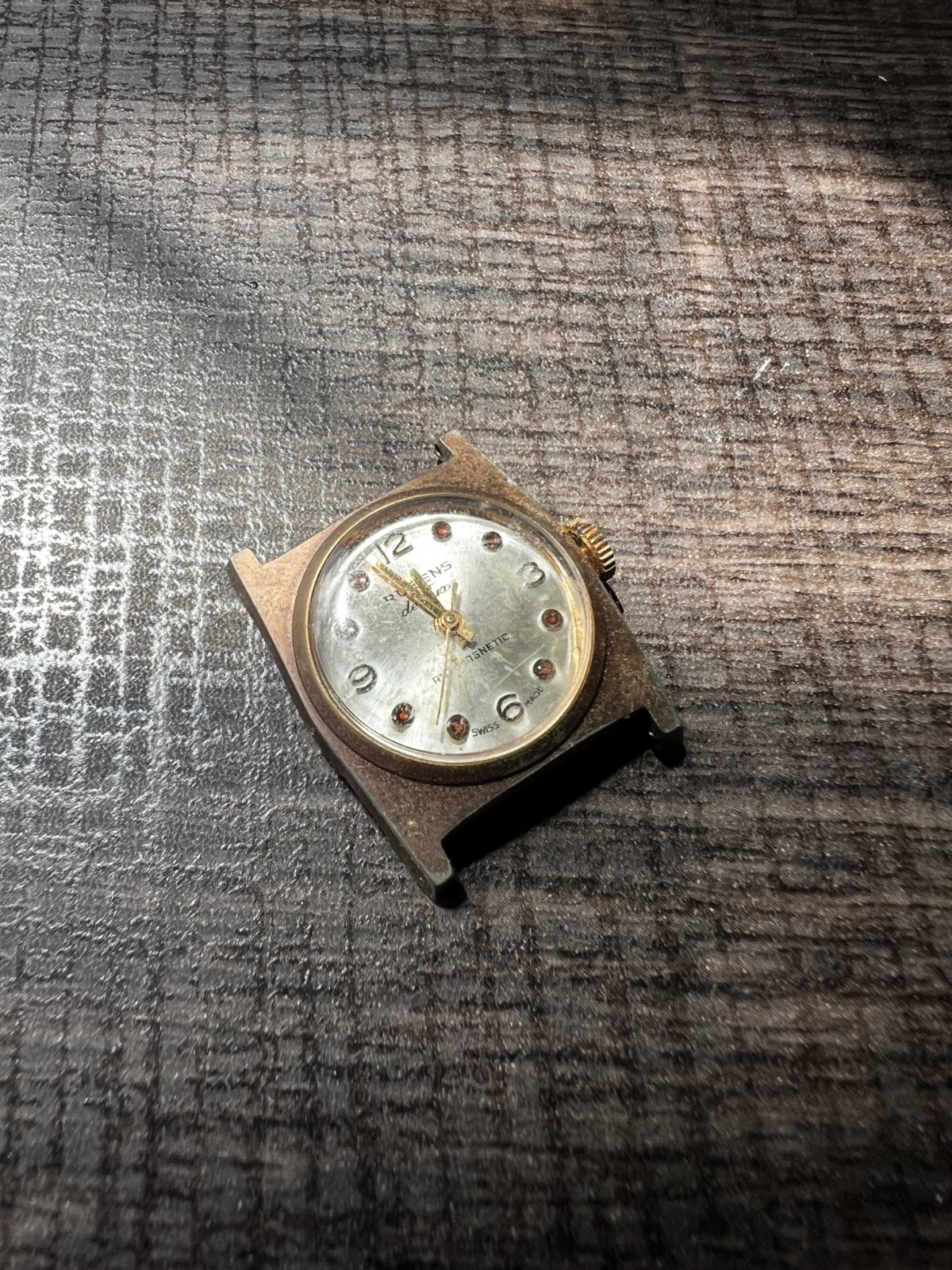 Bulova Rubens Women’s Manual Wind Mechanical Watch Central Second Gold Head