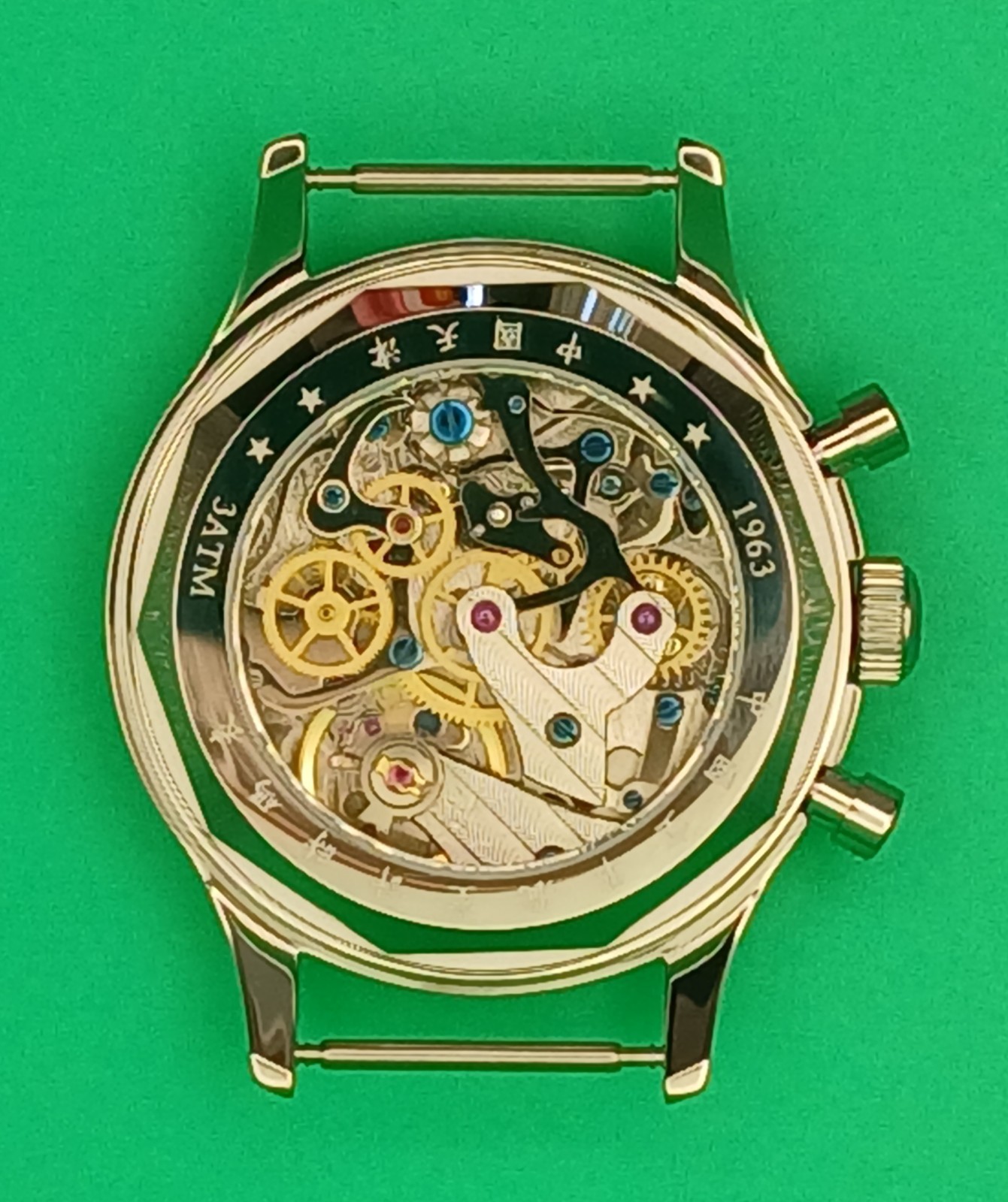Seagull 1963, 38 mm Manual w/ Sapphire Crystal, US Seller, Fast Shipping!