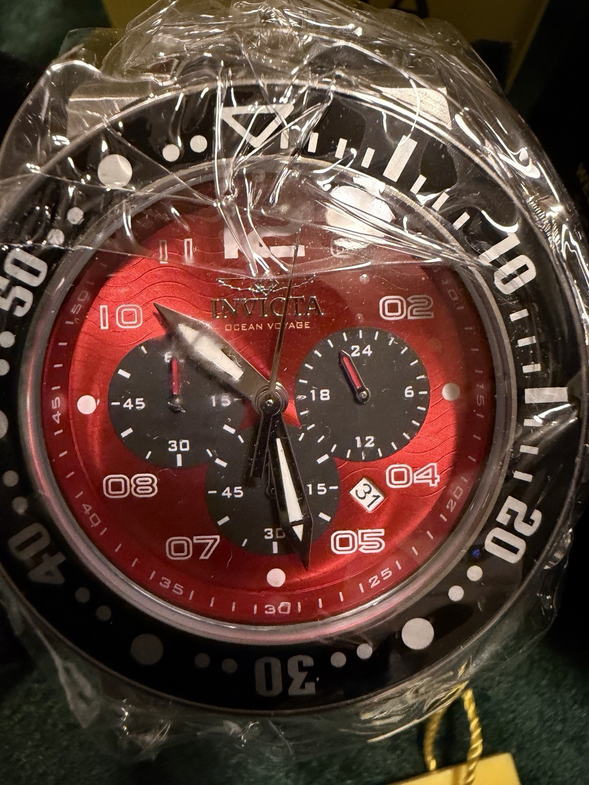 Invicta Ocean Voyager Red Face