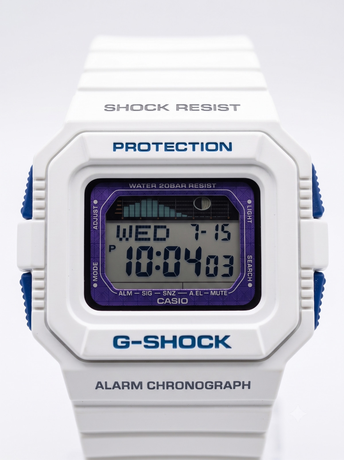 Casio G-Shock GLX-5500-7 G-LIDE White Digital Men’s Watch Working 20BAR
