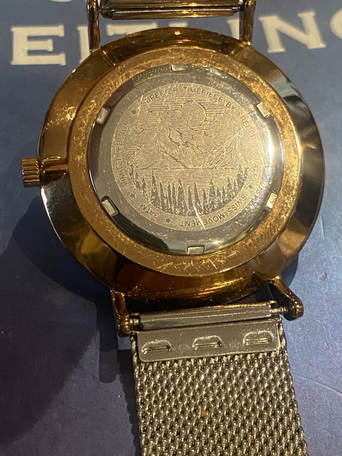 FREDERIC GRAFF GENEVE WATCH. GOLD PLATED. SAME DAY DESPATCH FREE POST
