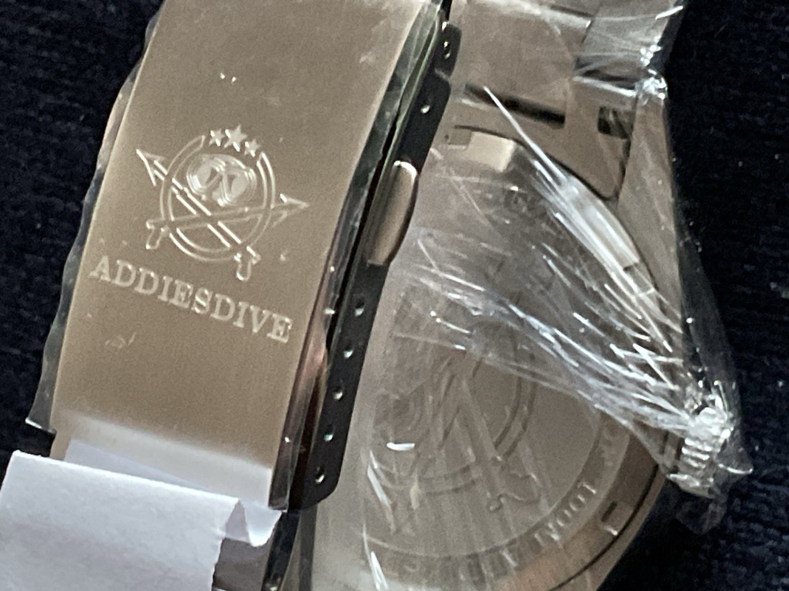 Brand New Tan Addiesdive Sand Dial Watch w Original Box/Papers Tool