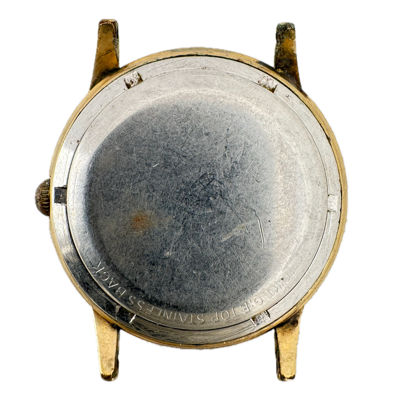 Vintage 34mm Wittnauer Hammered Dial 17j Men’s Automatic Wristwatch 11ARG 10kGF