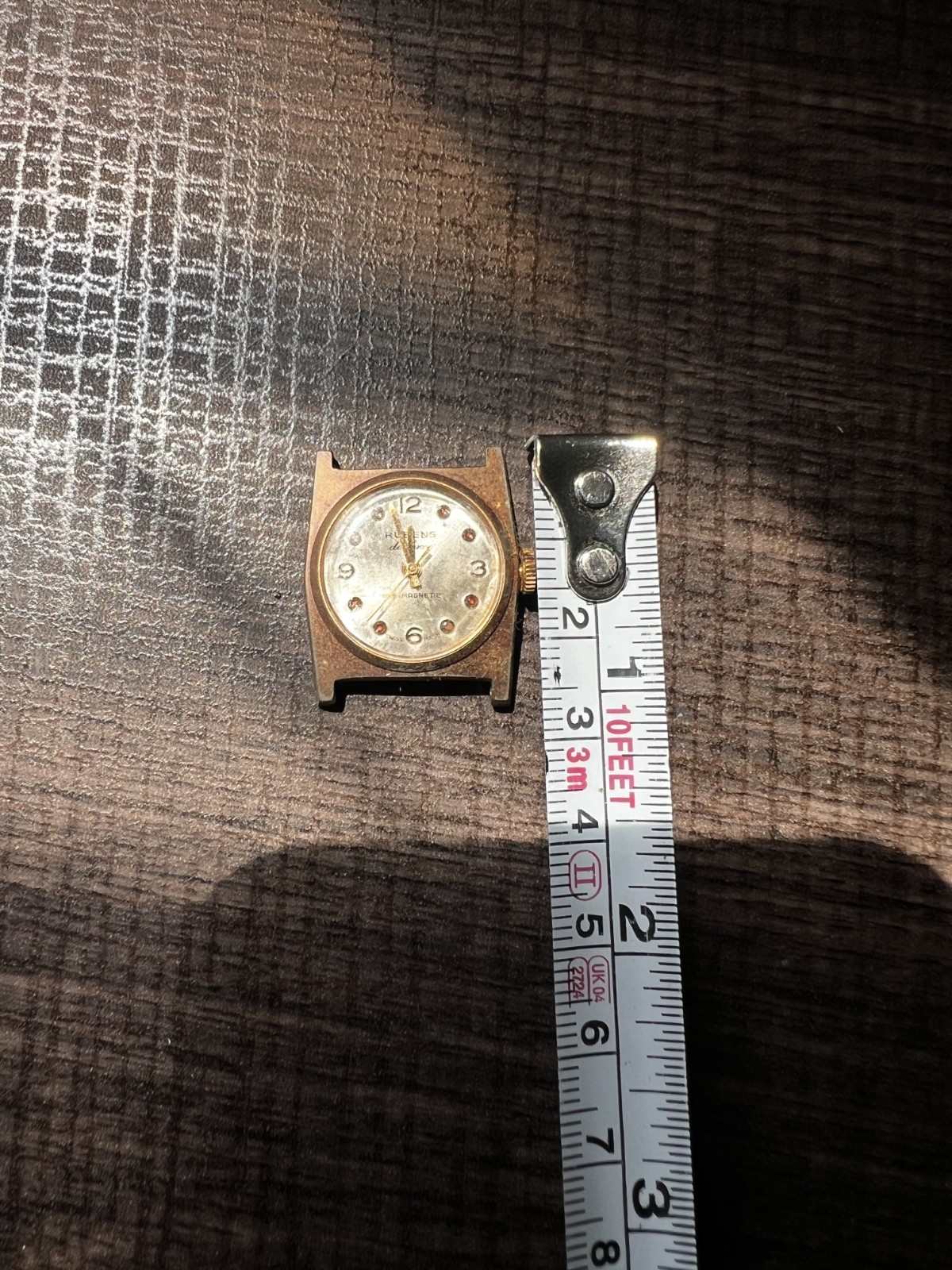 Bulova Rubens Women’s Manual Wind Mechanical Watch Central Second Gold Head