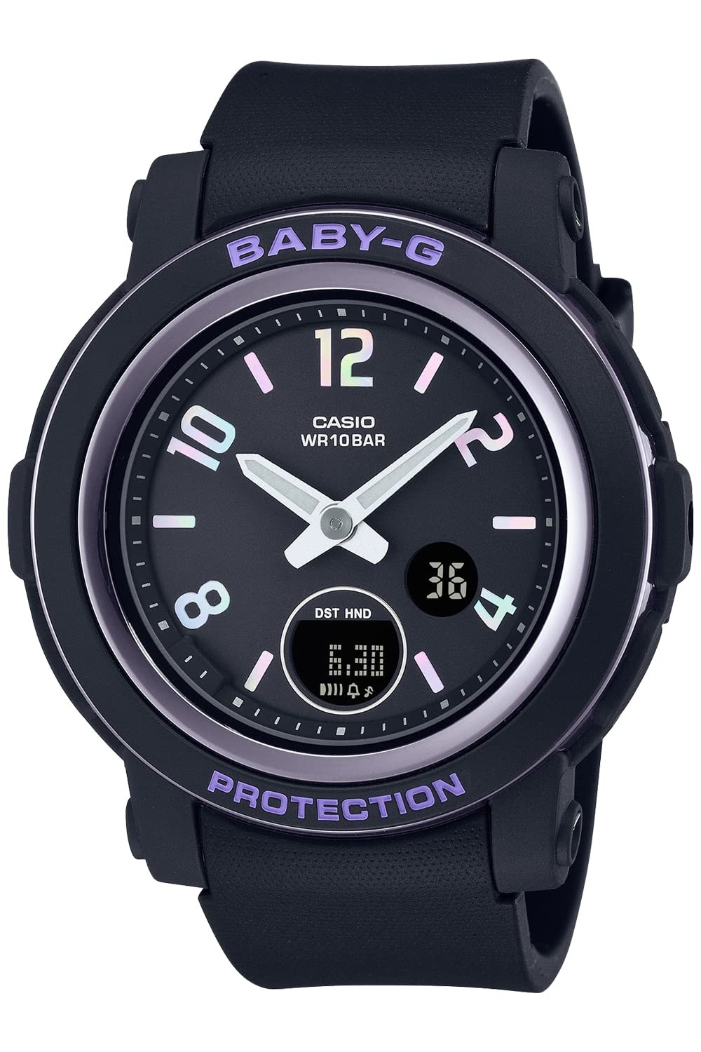 CASIO BABY-G BGA-290DR-1AJF Hologram Index Slim Black Women’s Watch New