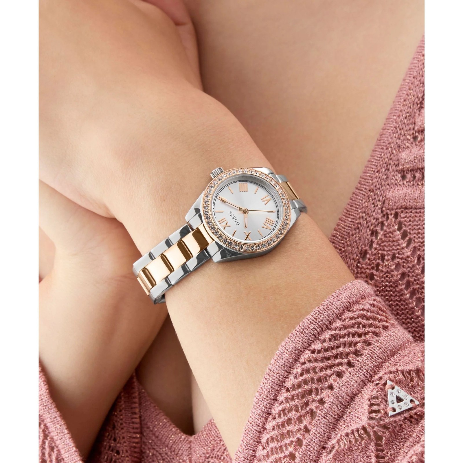 Guess Multicolour Womens Analogue Watch Mini Luna GW0841L3