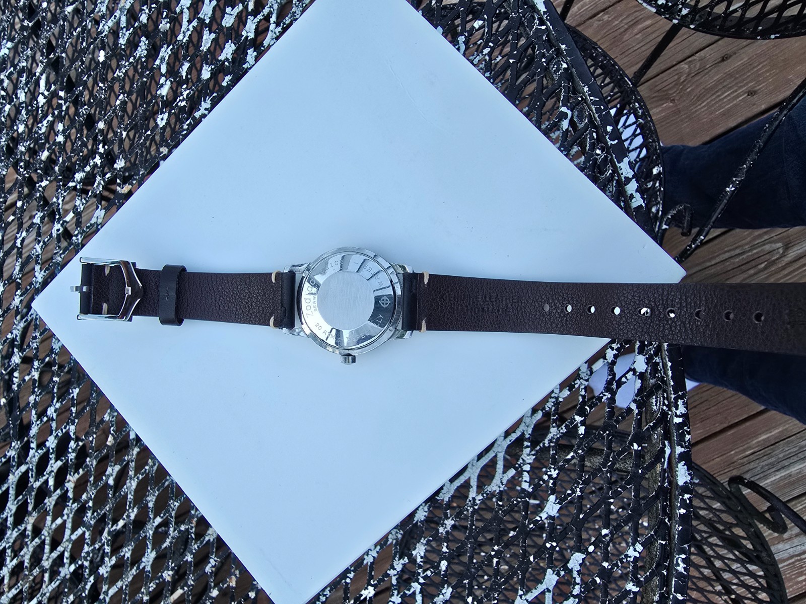 Zodiac Sea Wolf, Vintage 1960’s, 722-916, Hacking, Black Dial, Date, Serviced