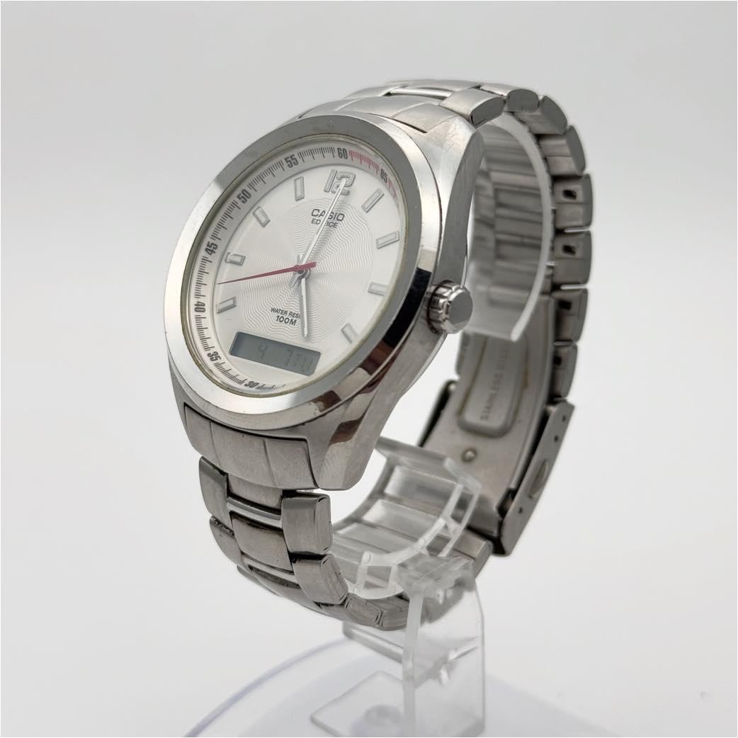 Casio Edifice EFA-108 Ana-Digi Chronograph Quartz Mens Watch Japan