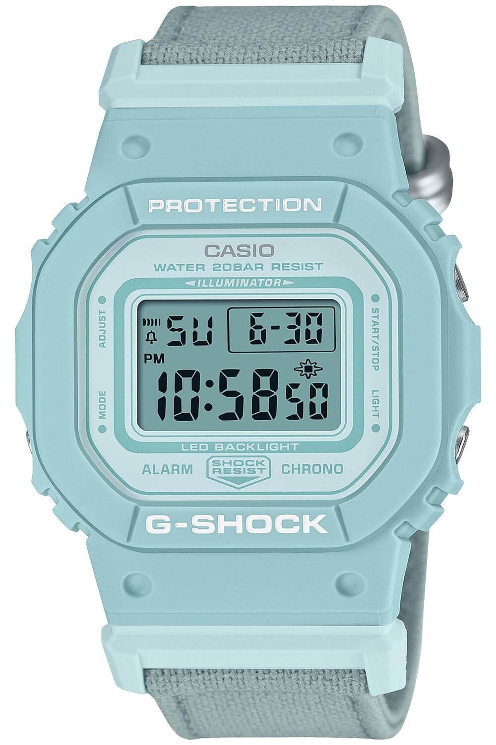CASIO G-SHOCK GMD-S5600CT-3JF FOOD TEXTILE TRUECOTTON Digital Watch Blue 40.5mm
