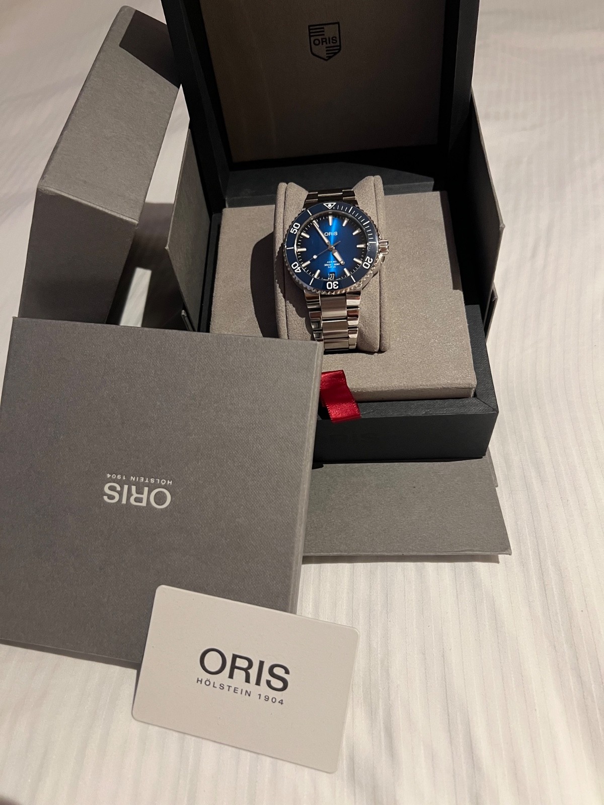 Oris Aquis Blue Men’s Watch – 01 400 7769 4135-07 8 22 09PEB