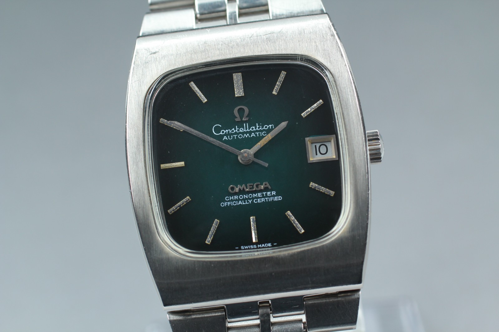 Vintage OMEGA Constellasion TV Auto 168.0059 Chronometer Cal.1011 Black Dial Men