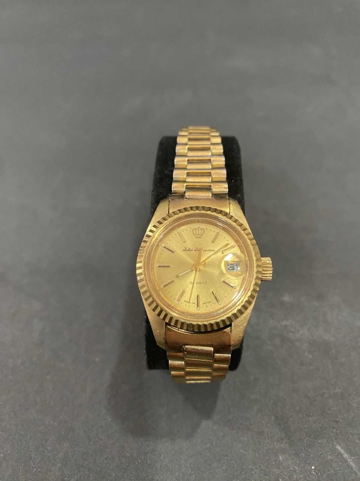 Beautiful VTG Jules Jurgensen Ladies Watch for Parts or Repair See Description