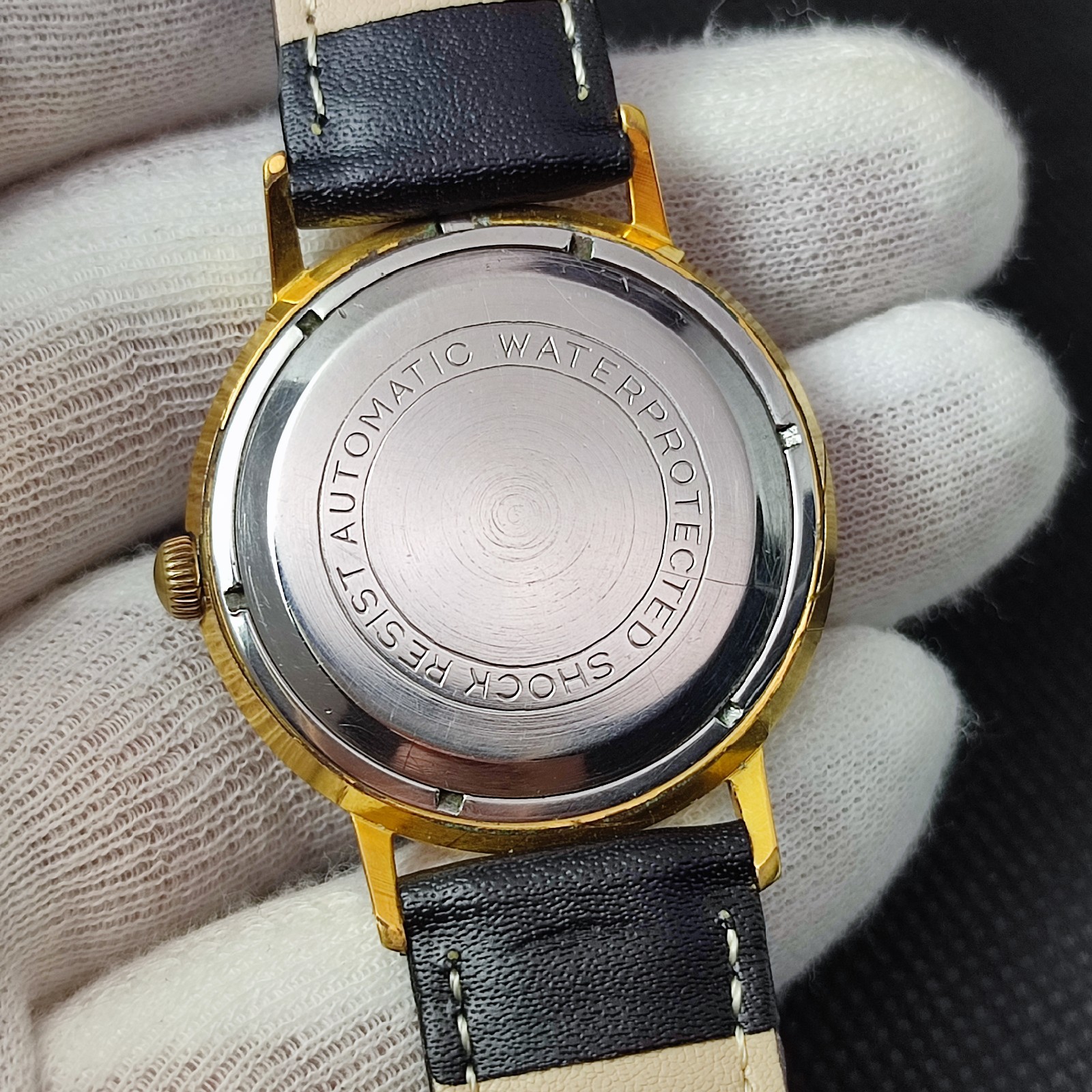 ⭐Vintage Soviet watch Poljot De luxe automatic shockproof 29 jewels Made in USSR