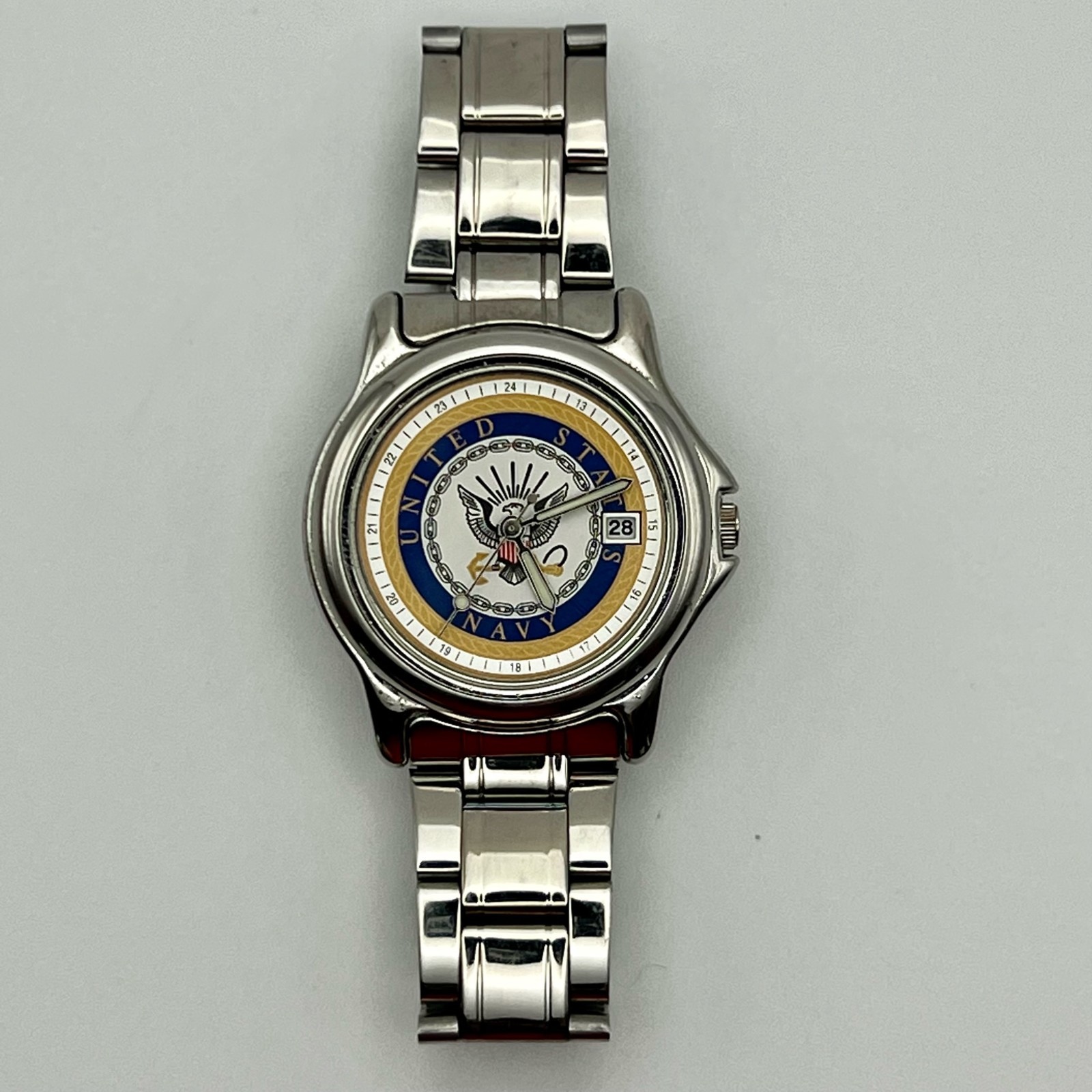 Accutime Unisex Watch United States Navy Collectible Working