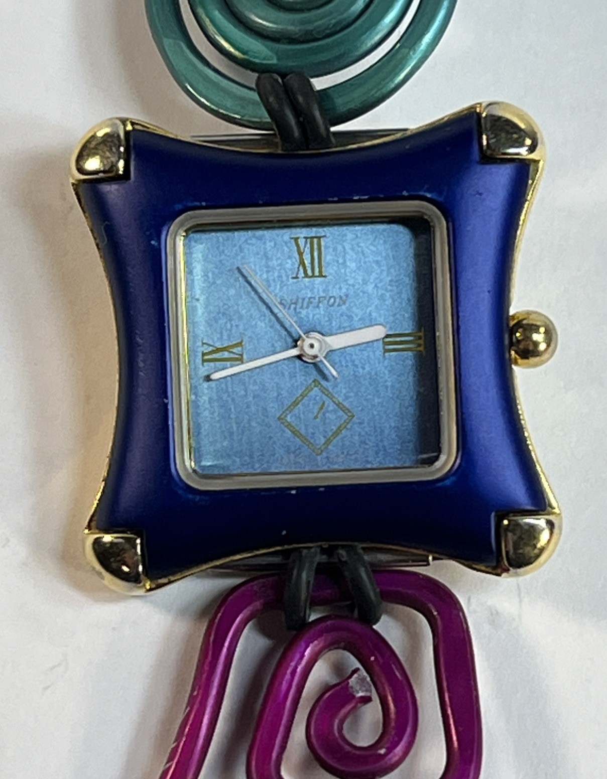Eclat by Sylvi Harwin Watch in Pink/Purple/Blue/Green – Colorful Working Order