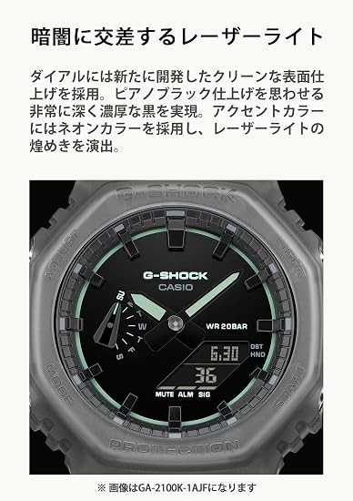 G-Shock GA-2100K-2AJF toughness 20 bar Wristwatch navy matte skeleton JPN