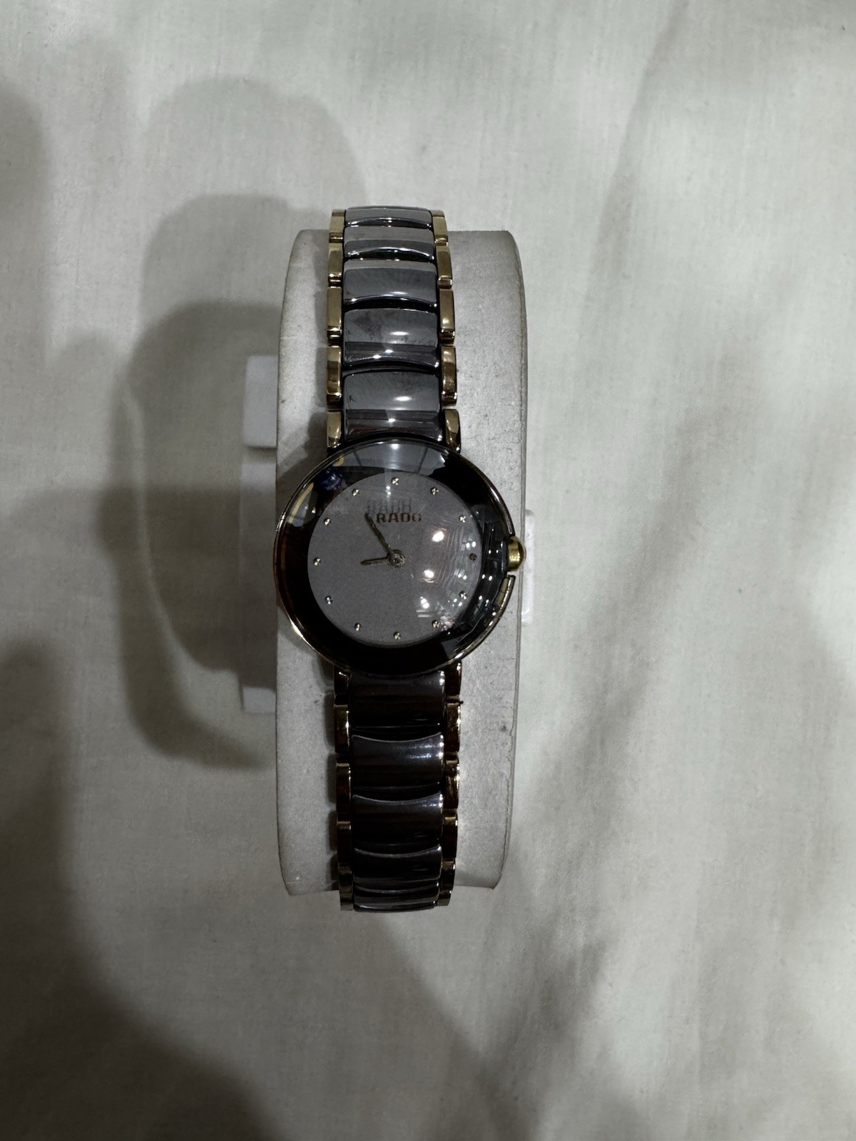 Rado DiaStar 153.0355.2 Women’s gray Ceramic Diamond Dial Swiss Watch