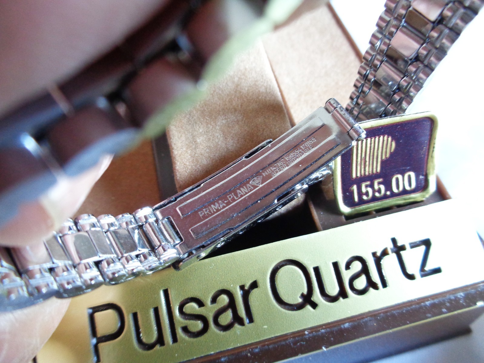 1991 Pulsar Santos QUARTZ Multicolour New Old Stock LADIES WRISTWATCH Y480-5930