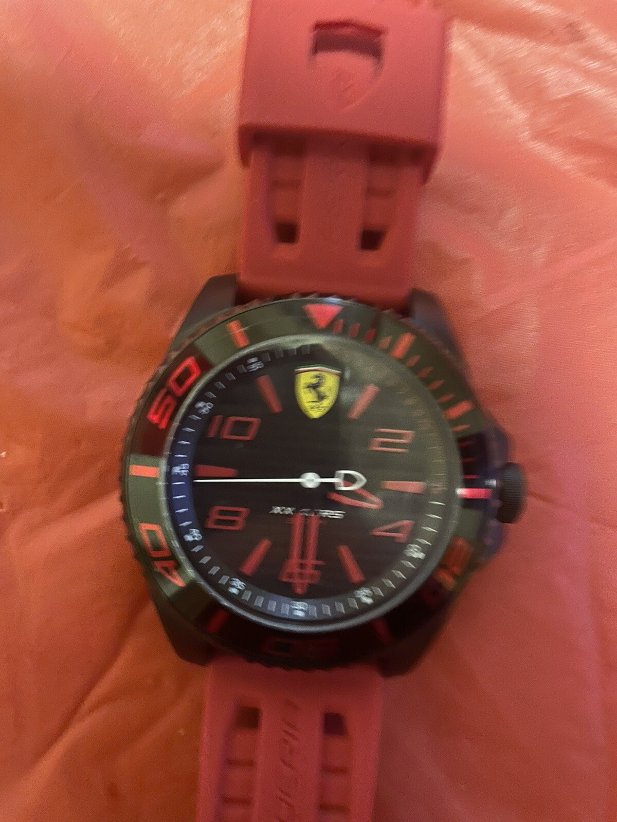 Men’s Watch Ferrari Stainless Steel Water Proof With 2 Years Factory Insurance